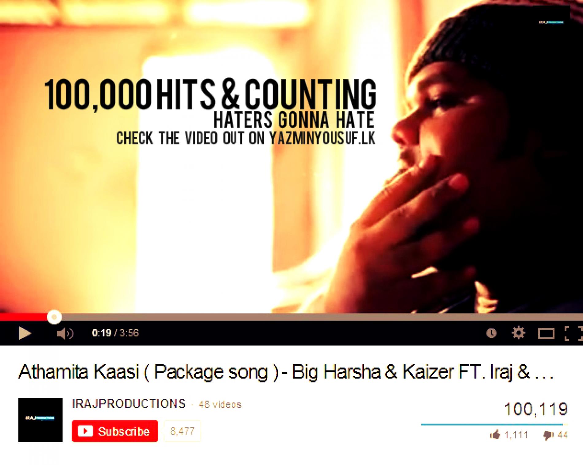 Congratz To Big Harsha On Reaching 100,000 Hits