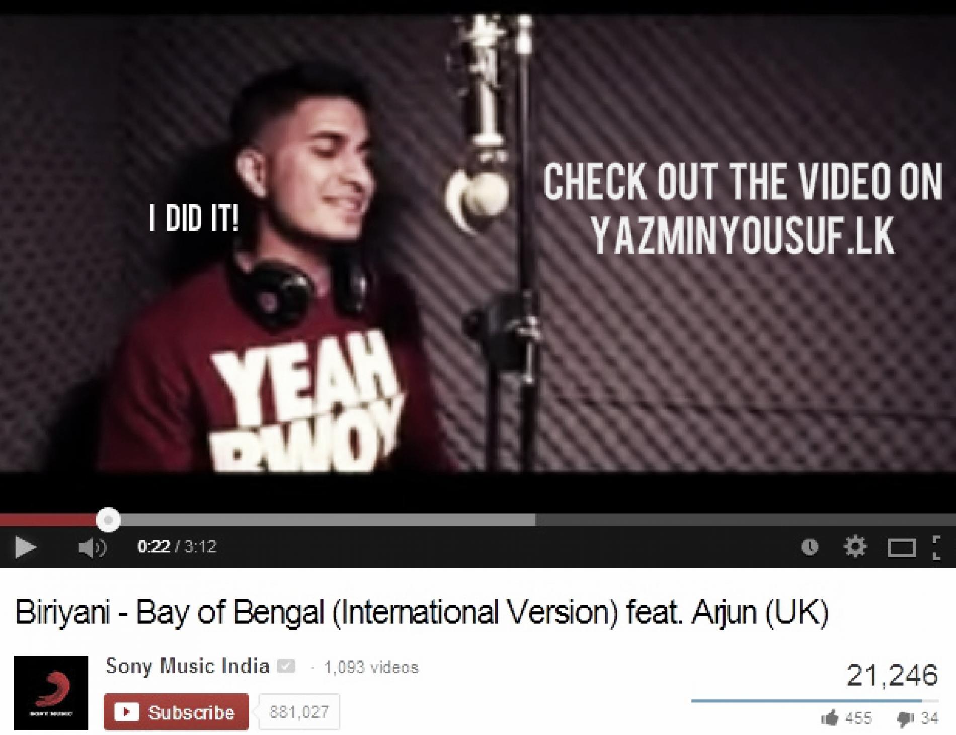 “Biriyani” Bay Of Bengal: International Version Ft Arjun