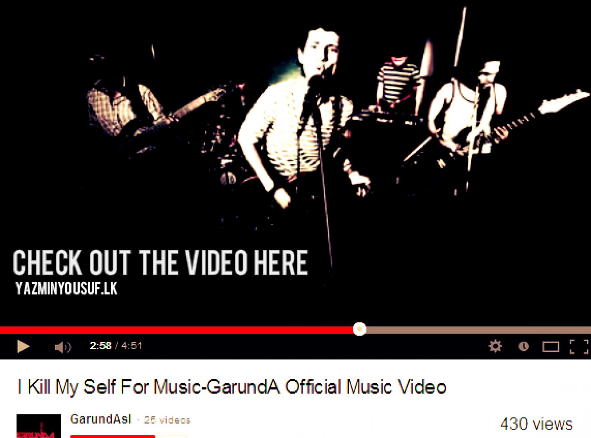 GarundA: I Kill Myself For Music-The Video