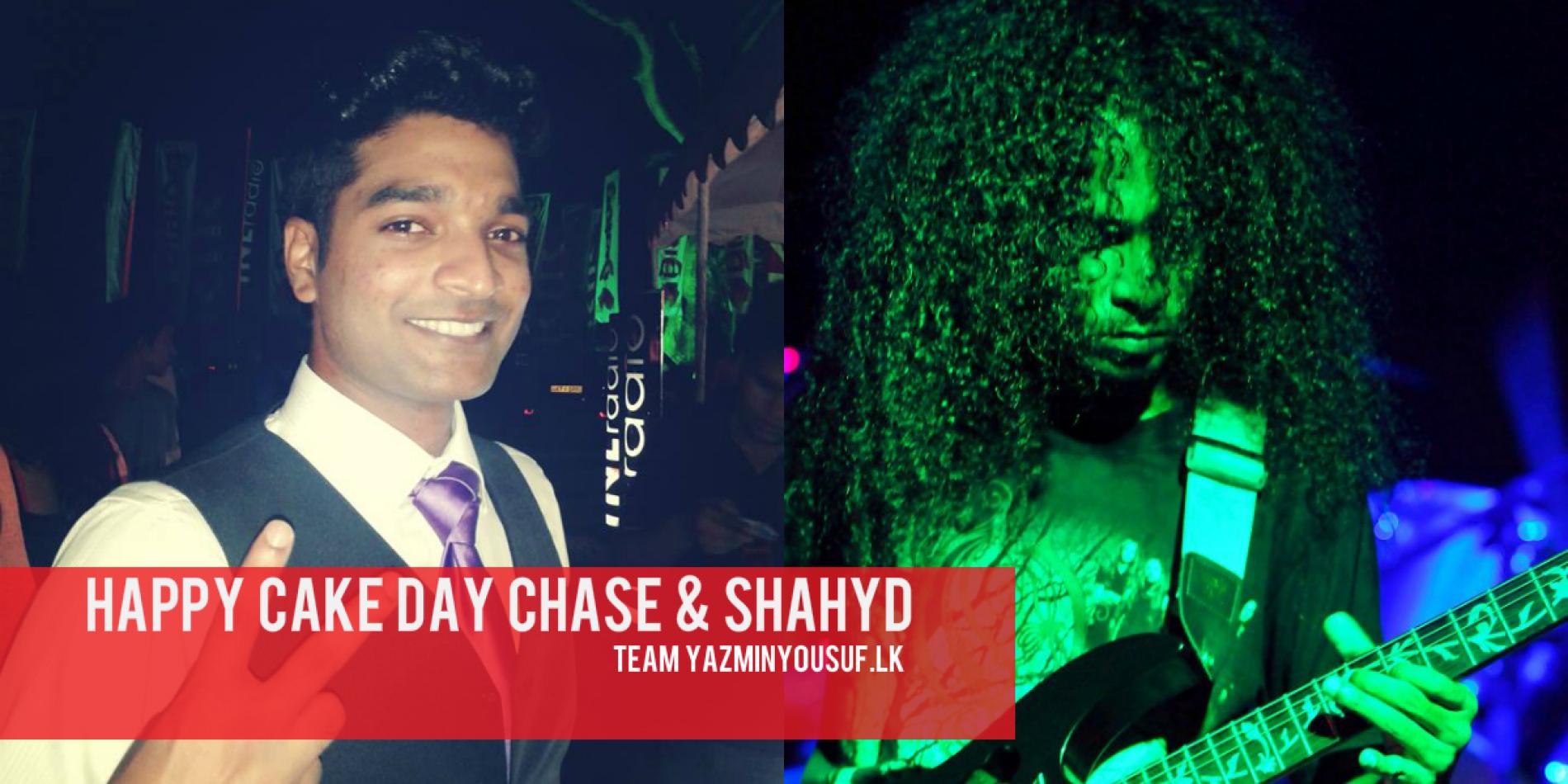 Happy Cake Day Chase & Shahyd