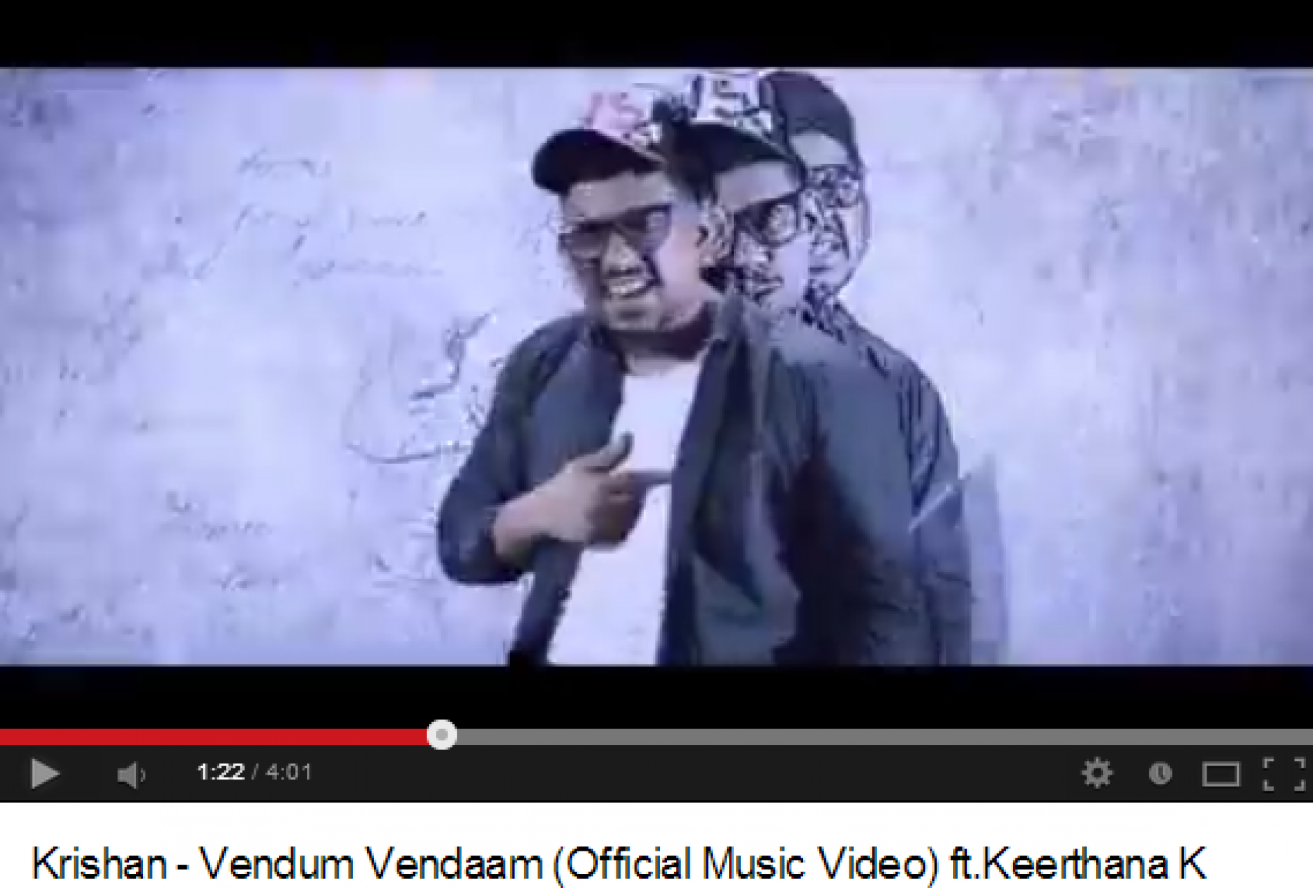 Krishan ft.Keerthana K – Vendum Vendaam (Official Music Video)