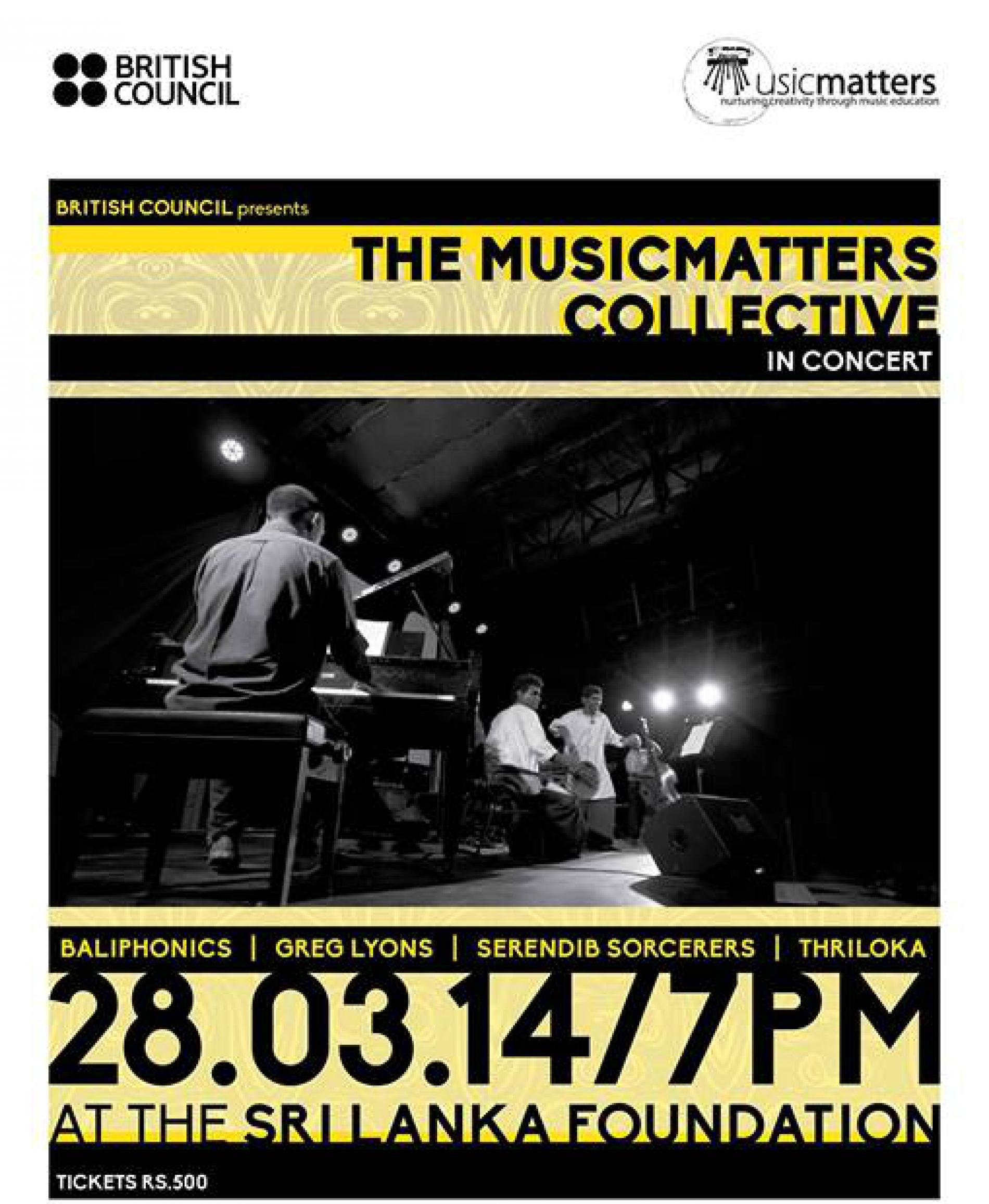 BRITISH COUNCIL presents the MUSICMATTERS COLLECTIVE in concert