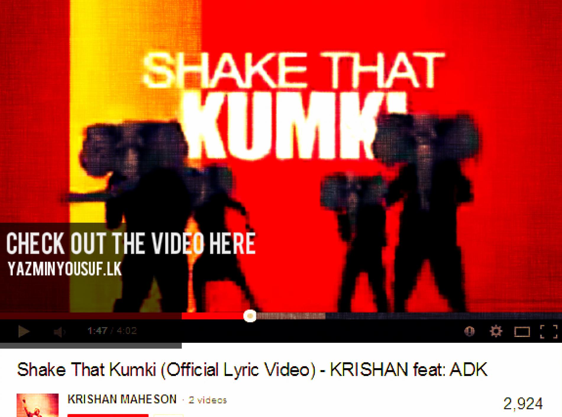 KRISHAN feat: ADK Shake That Kumki (Official Lyric Video)