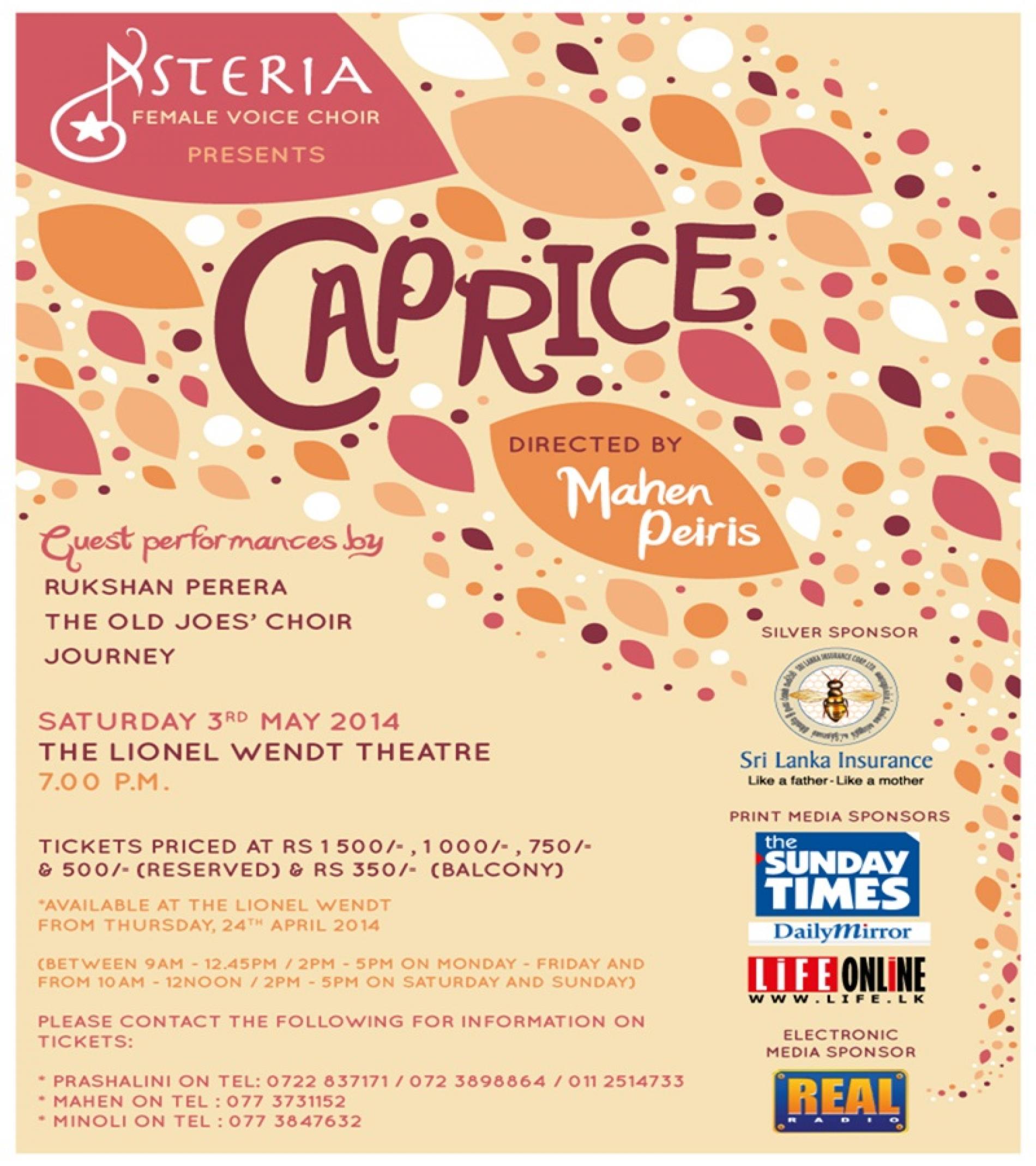 Caprice Presented By Asteria