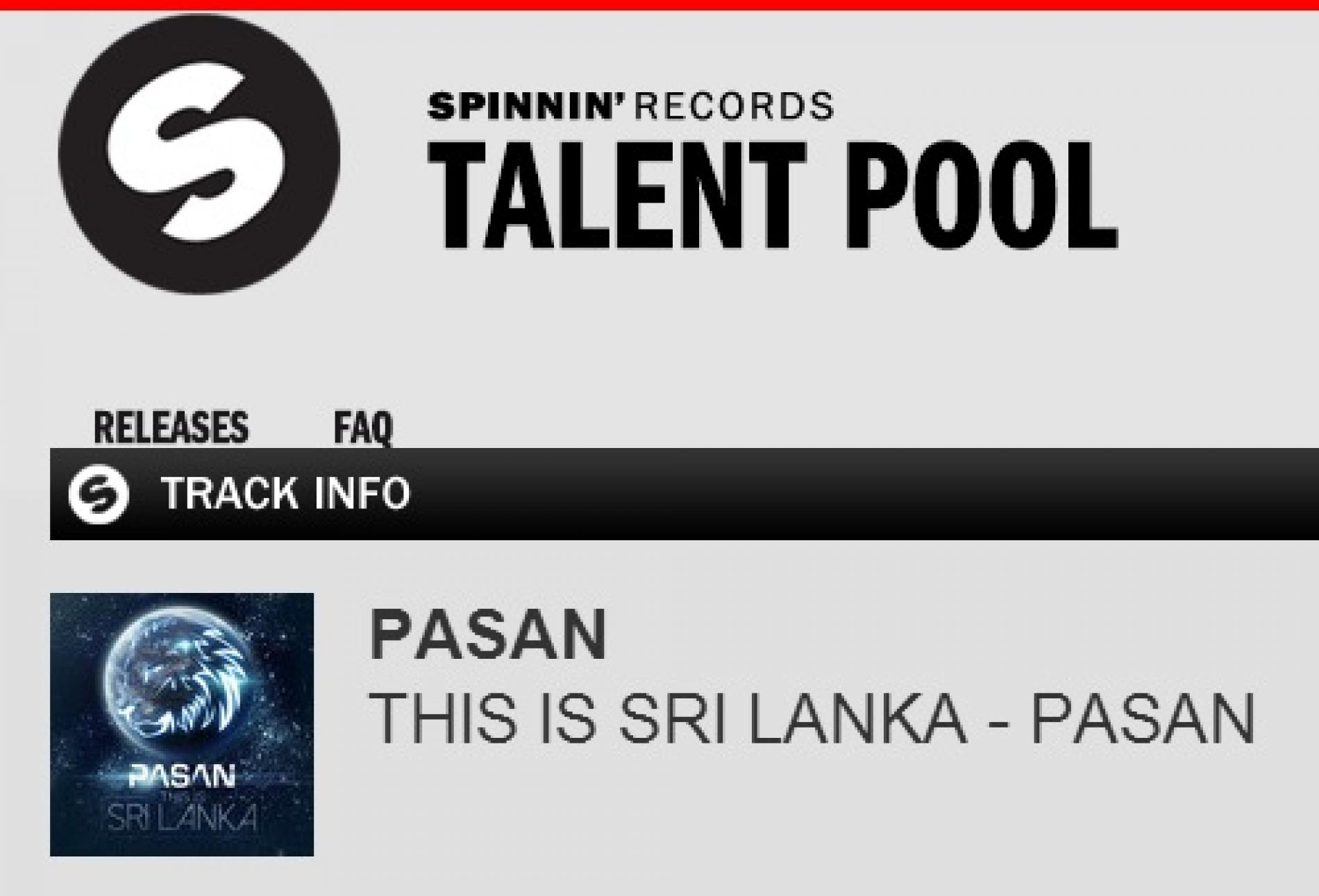 Pasan Liyanage’s “This Is Sri Lanka” On Spinnin Records Talent Pool