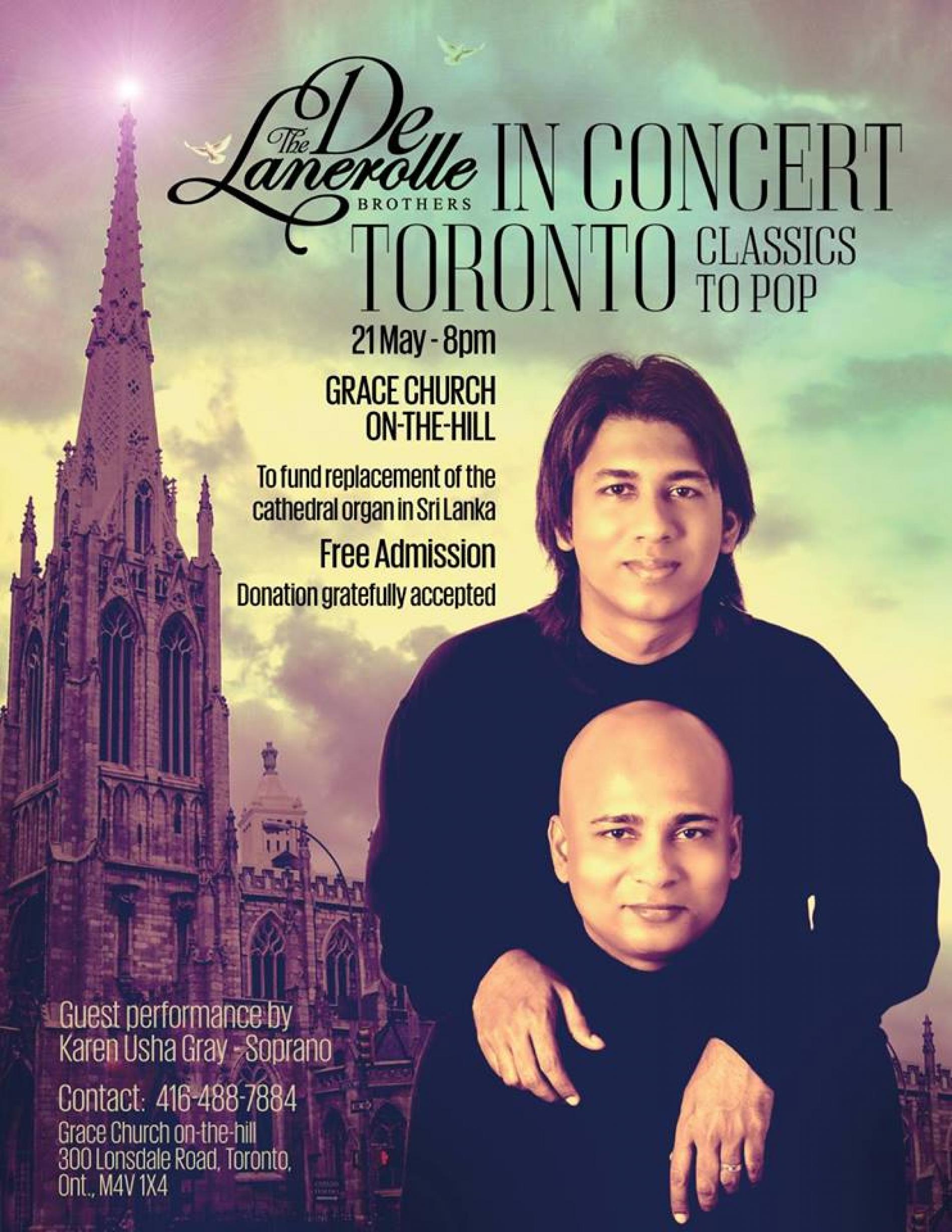 The De Lanerolle Brothers: In Concert (Toronto)