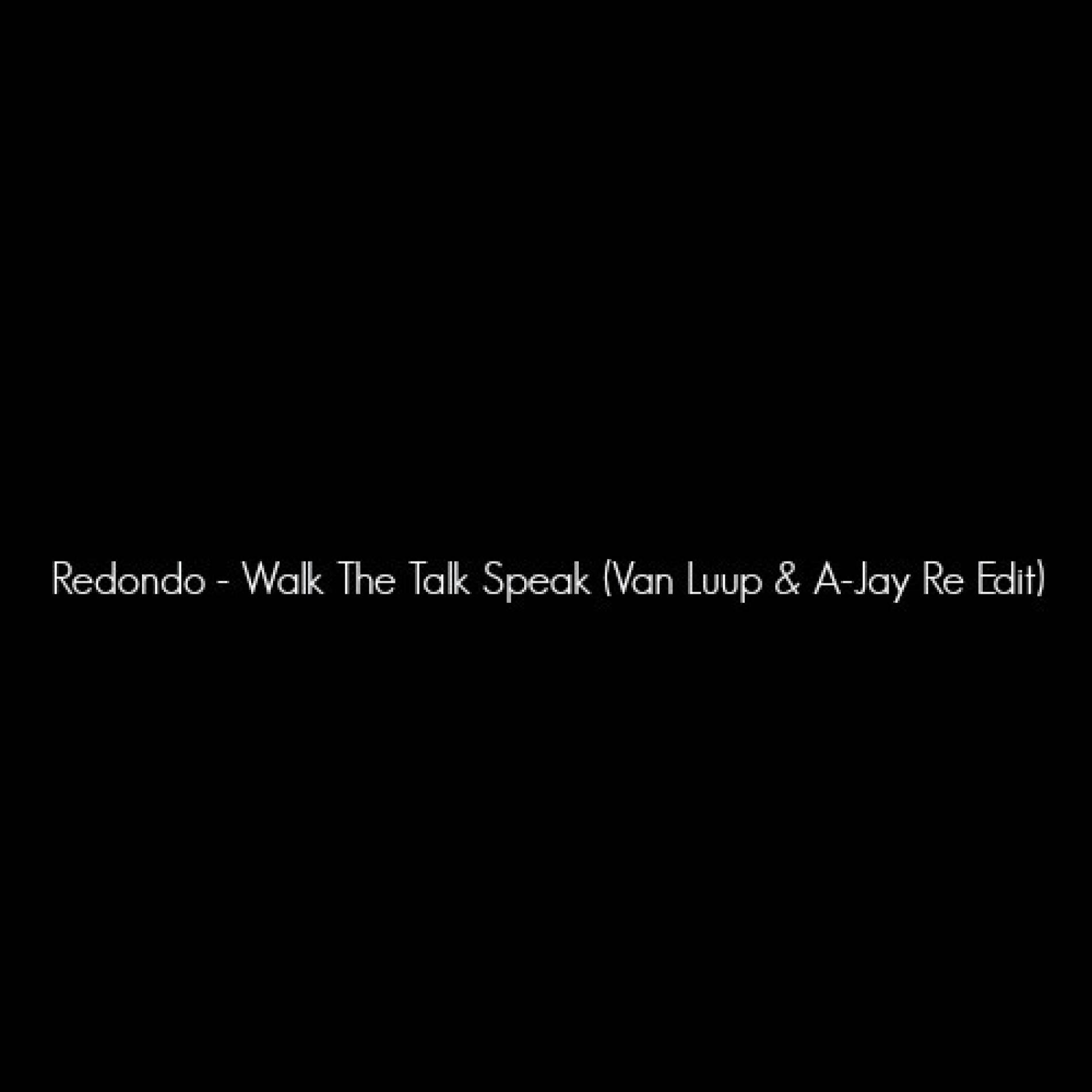 Walk The Talk Speak (Van Luup & A-Jay Re Edit)