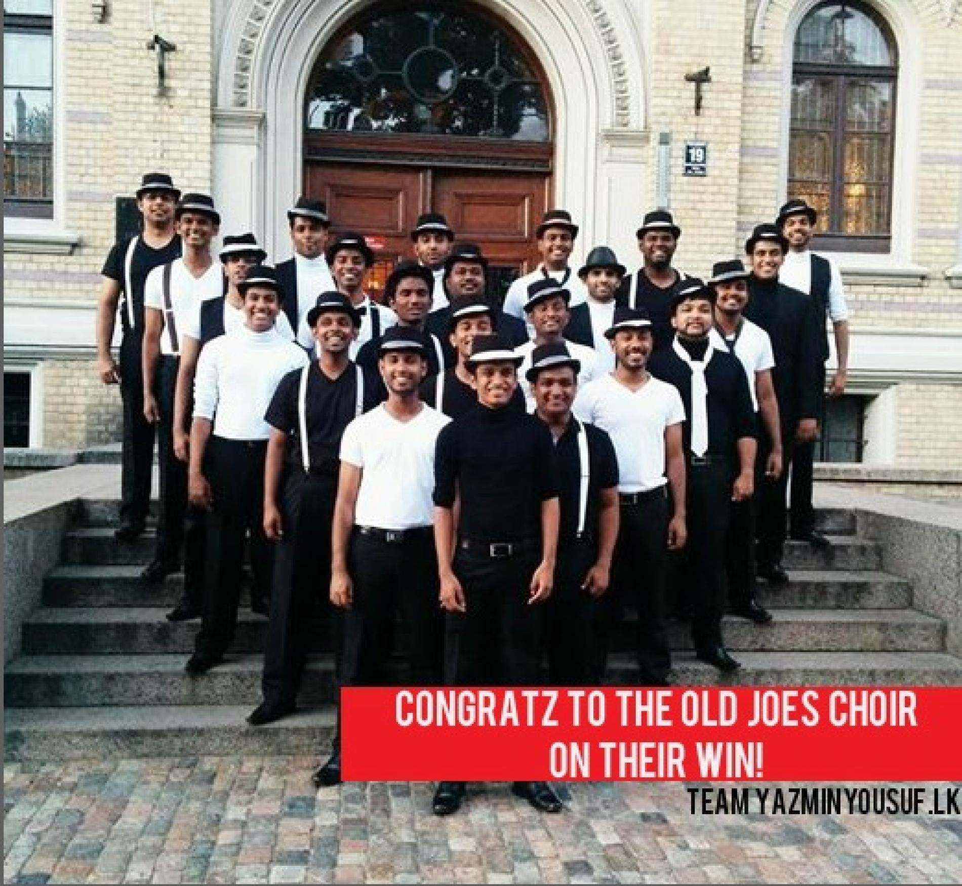 Congratz To The Old Joes Choir On Their WIN!
