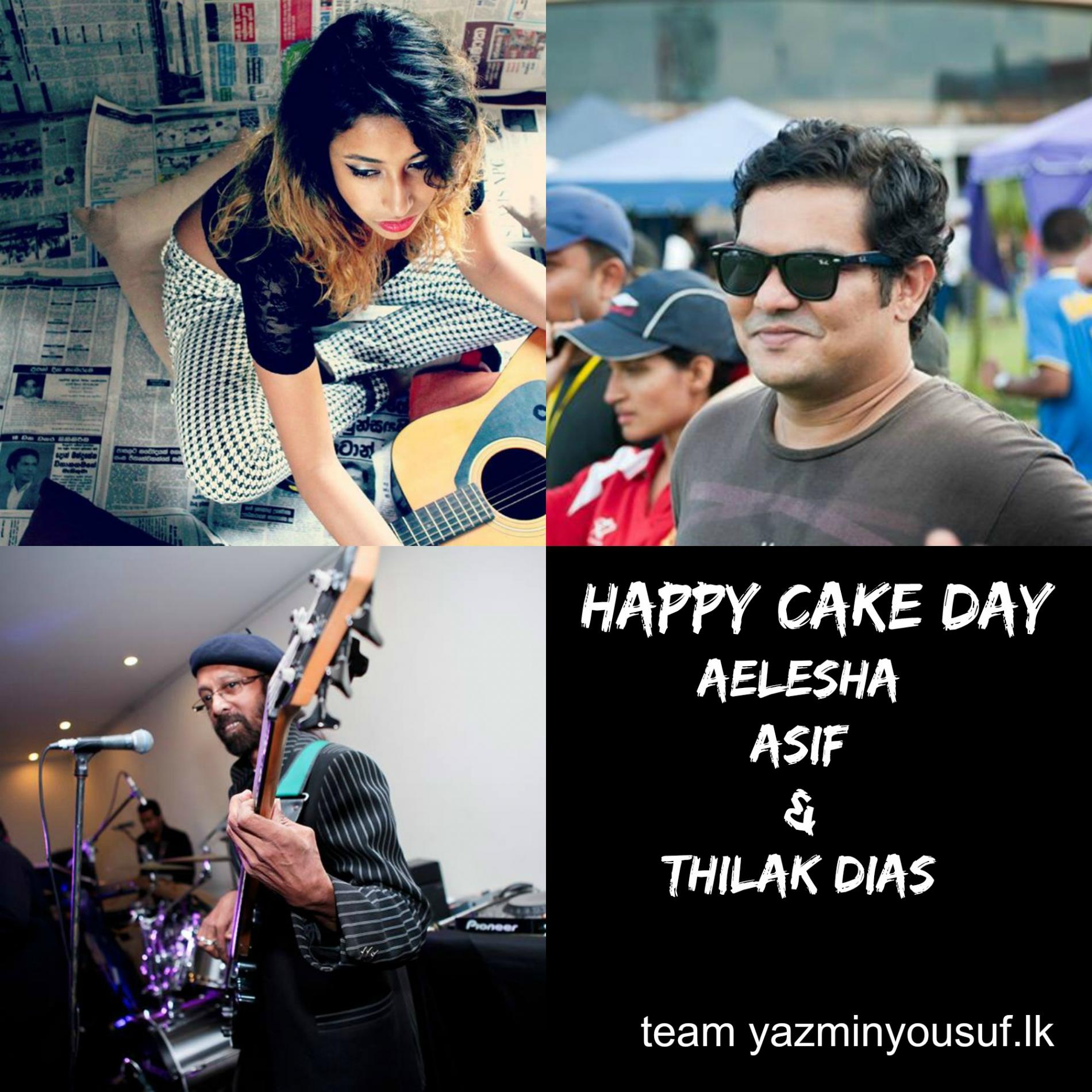 Happy Cake Day Aelesha, Asif & Thilak