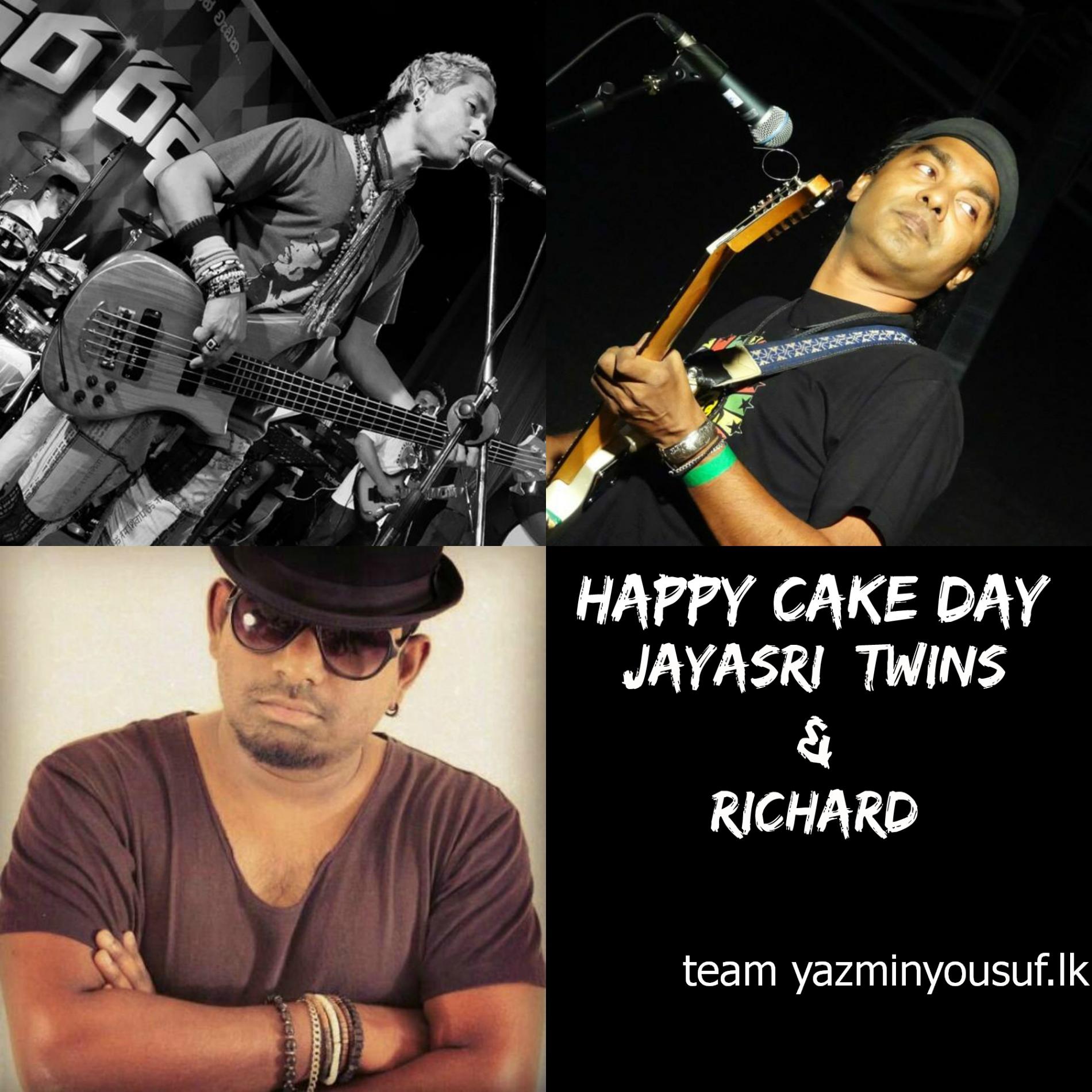 Happy Cake Day To The Jayasri Twins & Richard