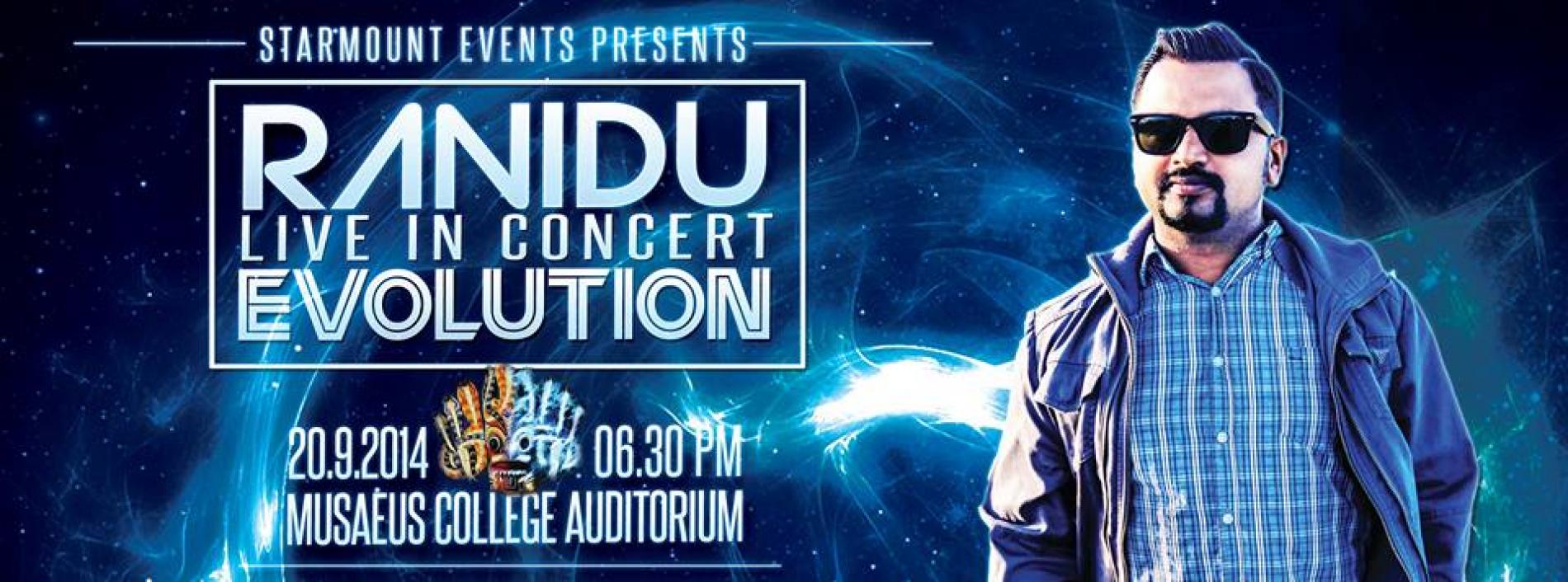 Ranidu Live In Concert – Evolution