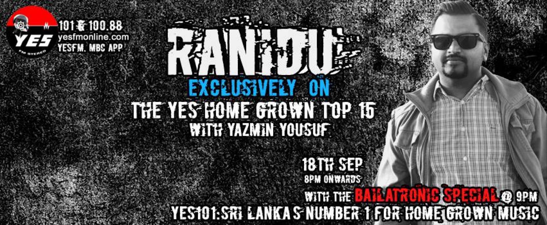 Ranidu On The YES Home Grown Top 15