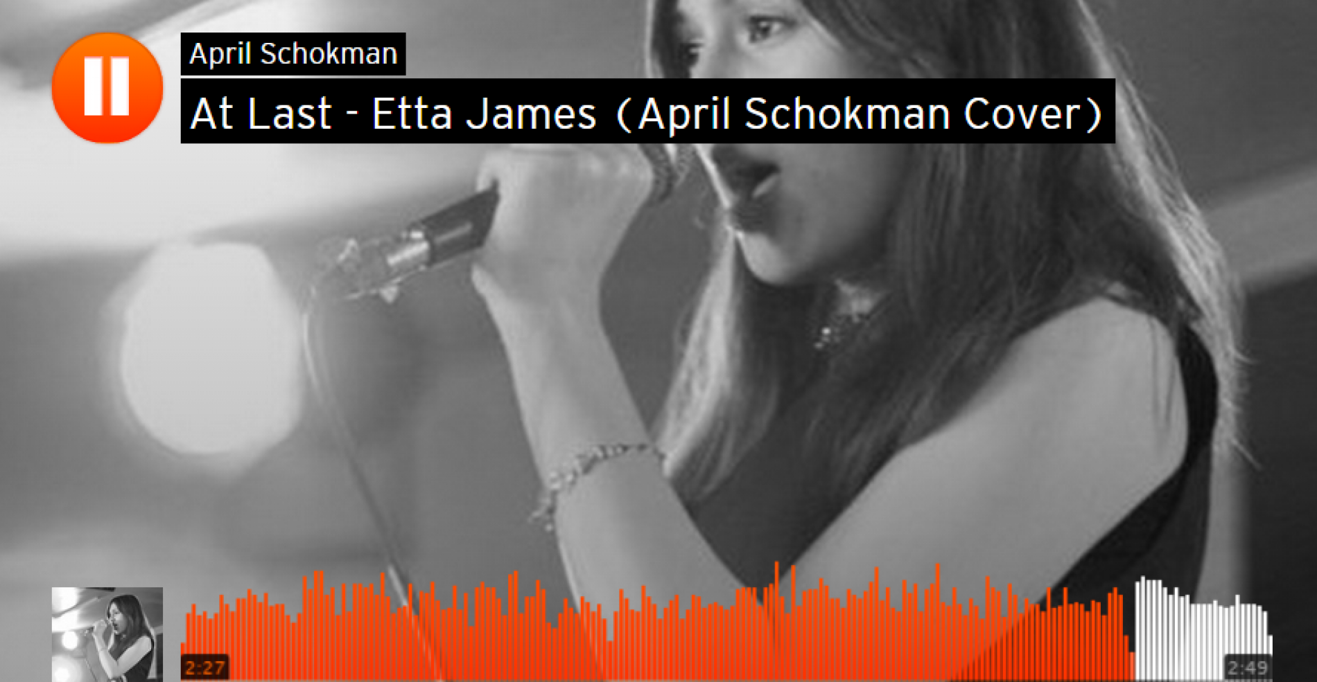 April Schokman: At Last – (Etta James Cover)