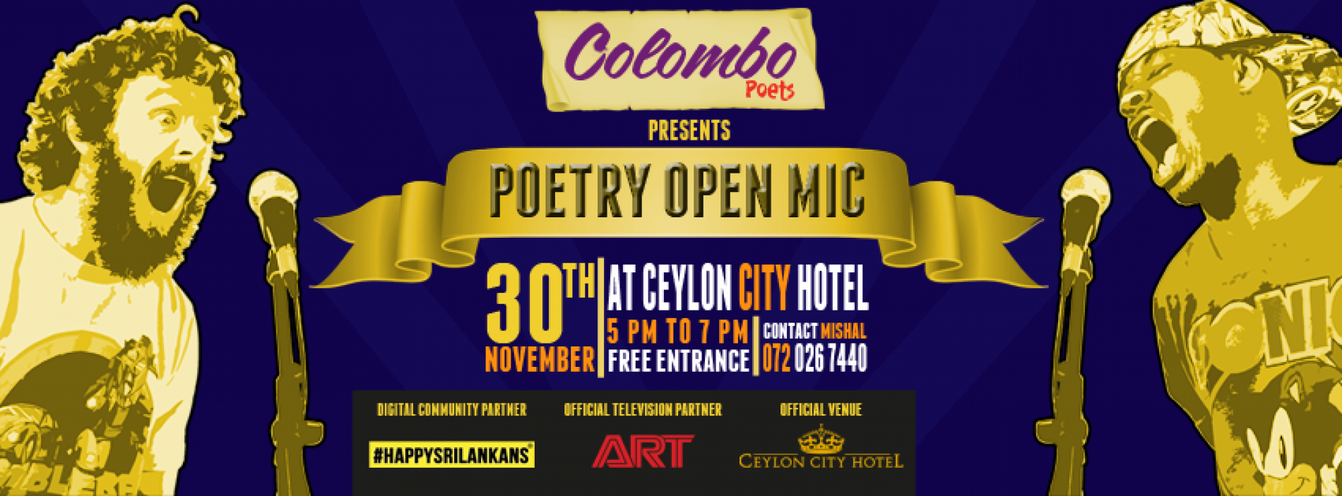 Colombo Poets Presents Poetry Open Mic