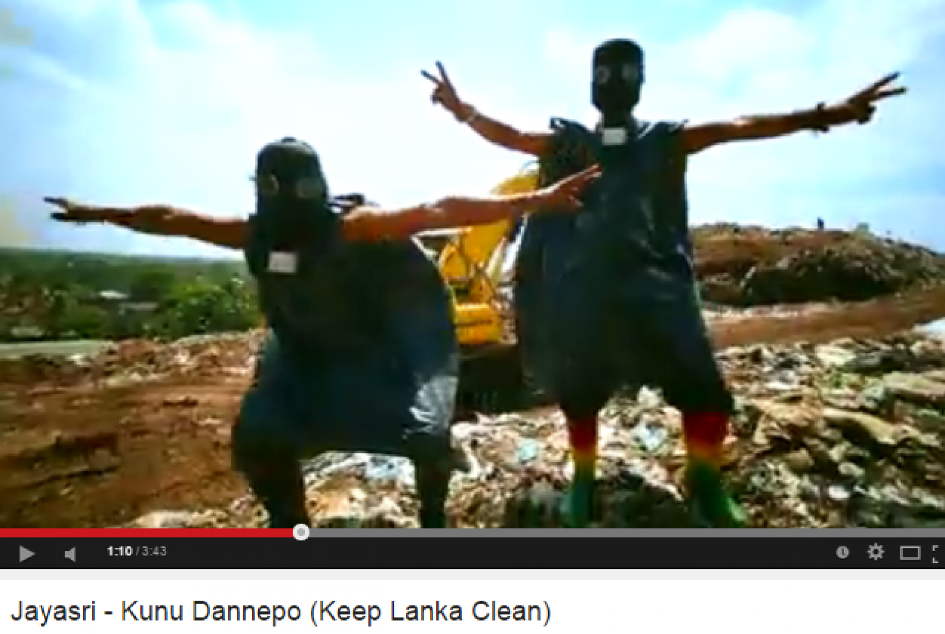 Jayasri – Kunu Dannepo (Keep Lanka Clean)
