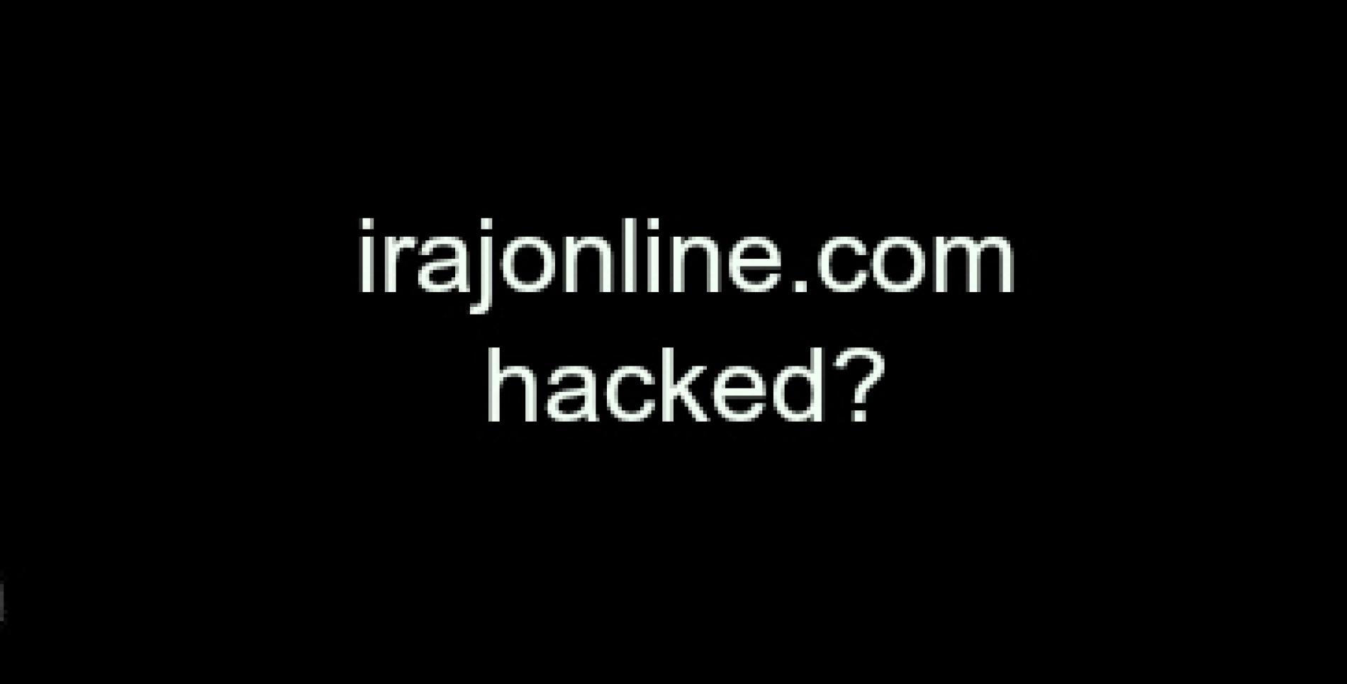 Irajonline.com hacked