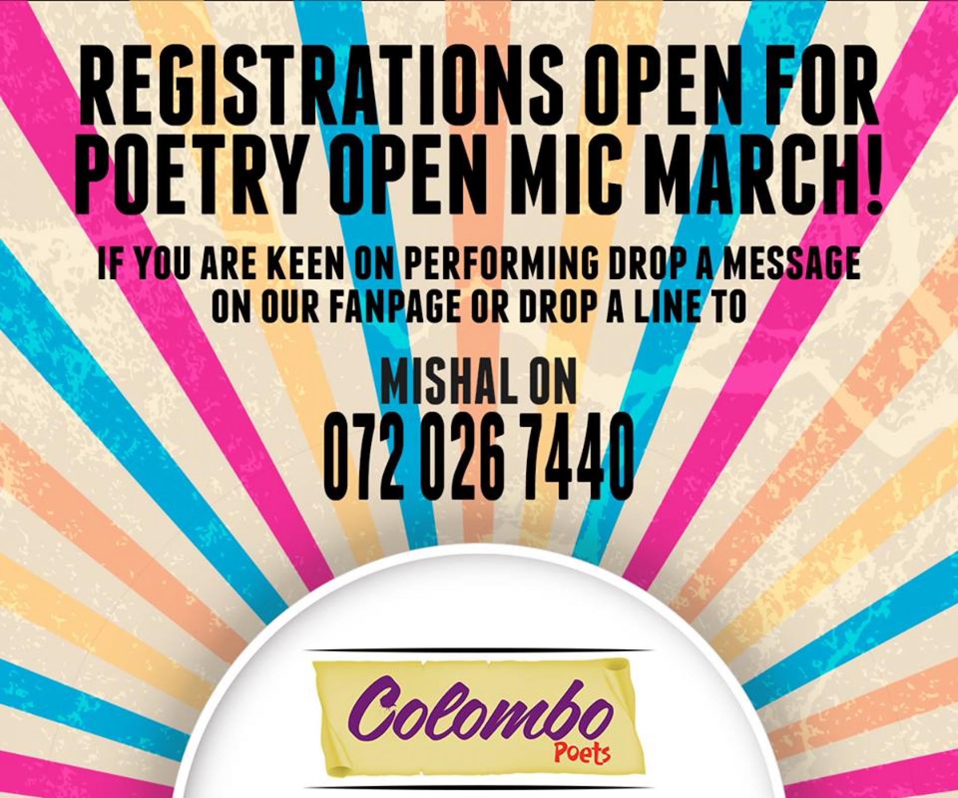 Colombo Poets Open Mic Is Looking For You