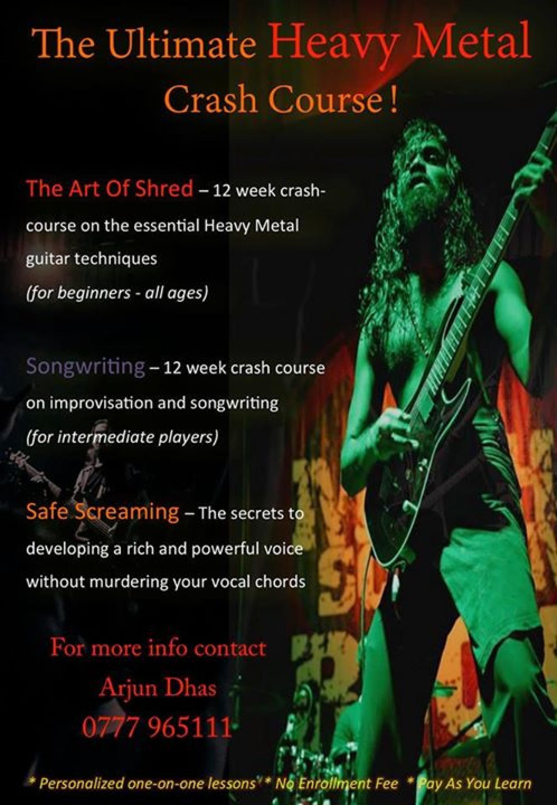 Arjun Dhas’s Heavy Metal Crash Course
