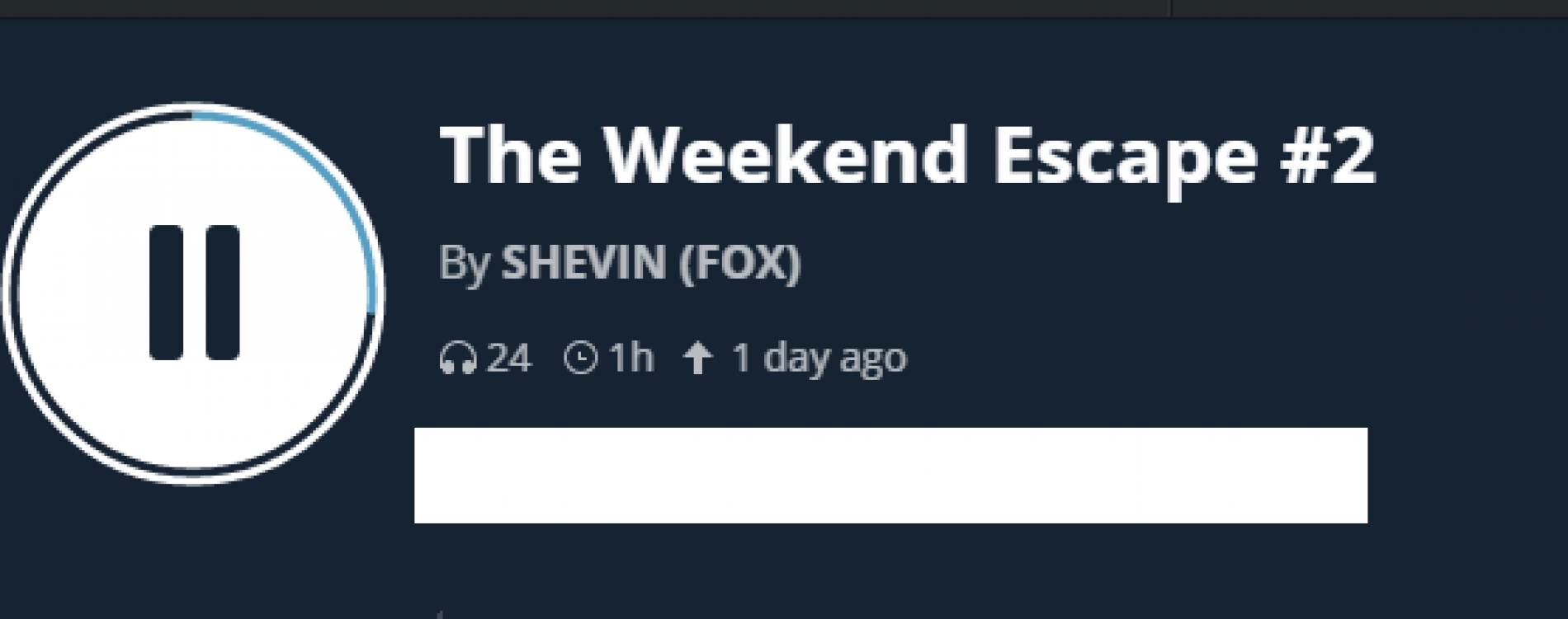 Shevin: The Weekend Escape #2