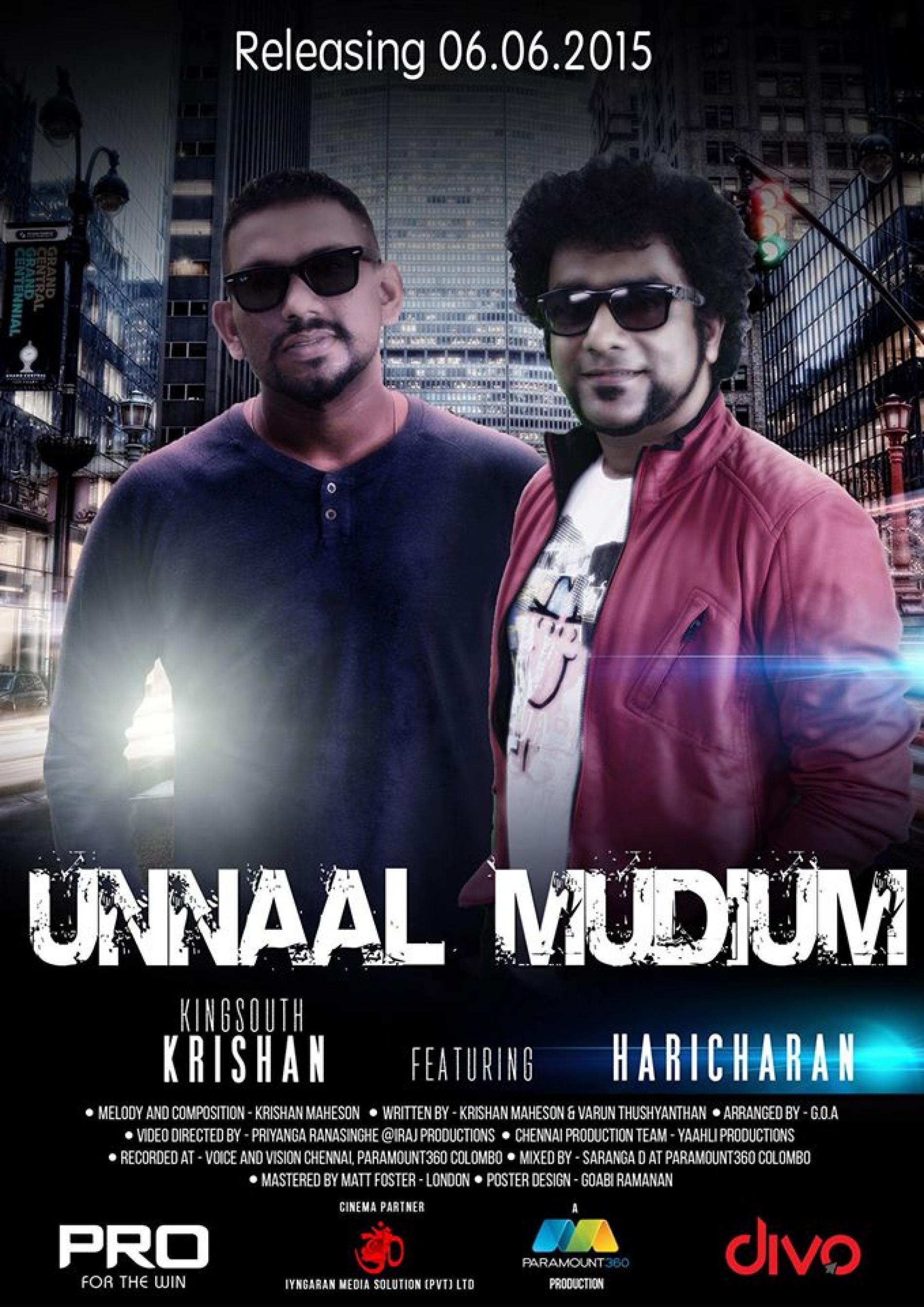 Kingsouth Krishan Feat. Haricharan – Unnaal Mudiyum