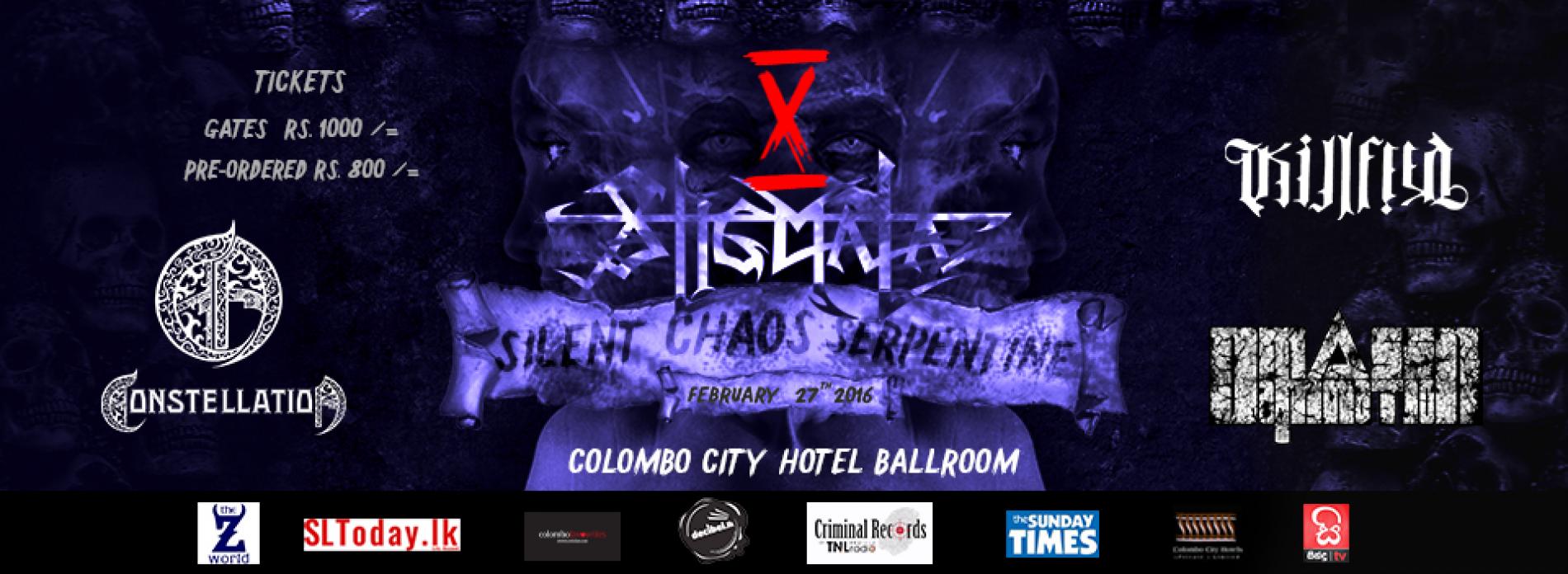 Stigmata Live : SILENT CHAOS SERPENTINE 10 Year Anniversary Concert