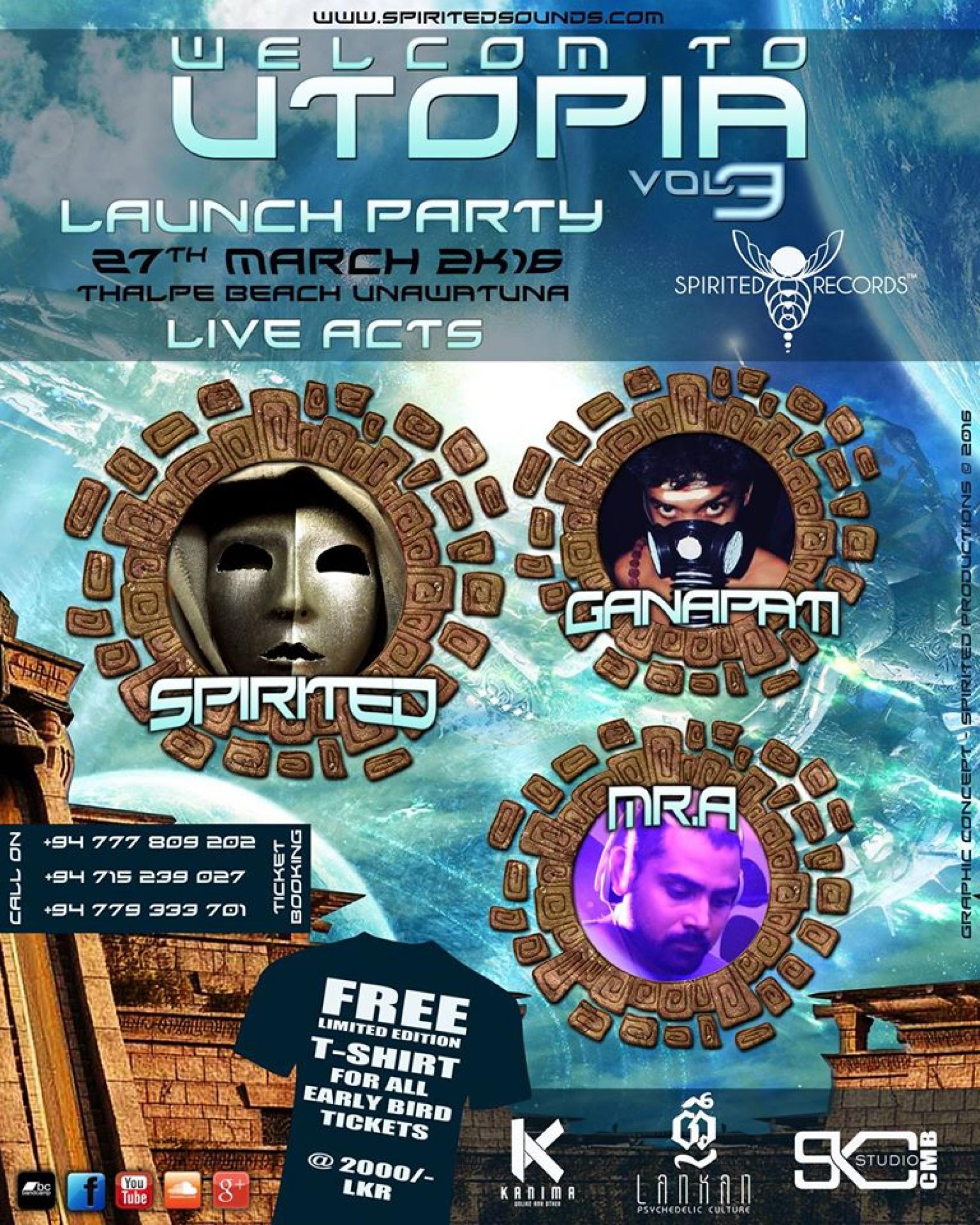 Welcome To Utopia Vol 3 – Launch Party