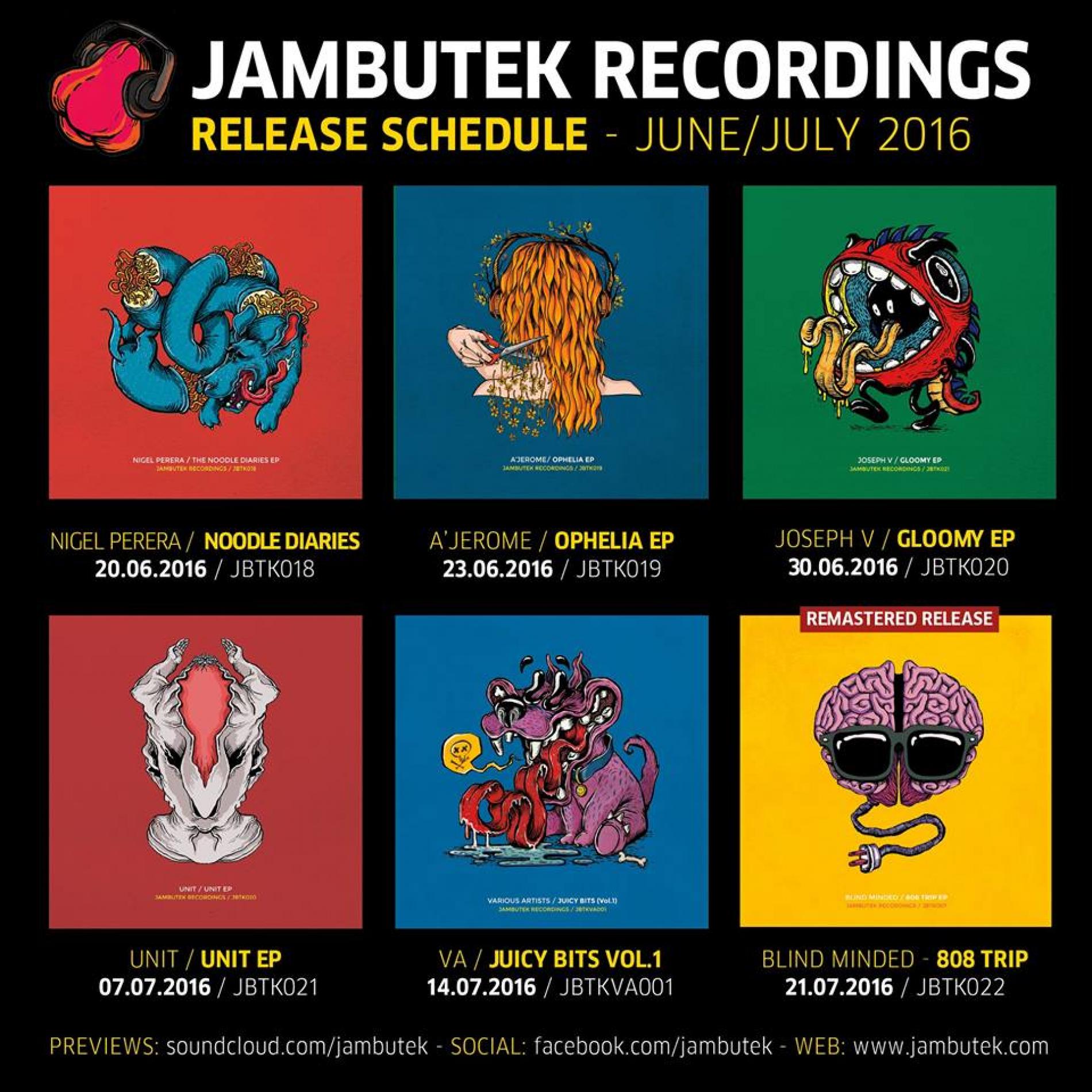Jambutek Recordings Announce More New Releases