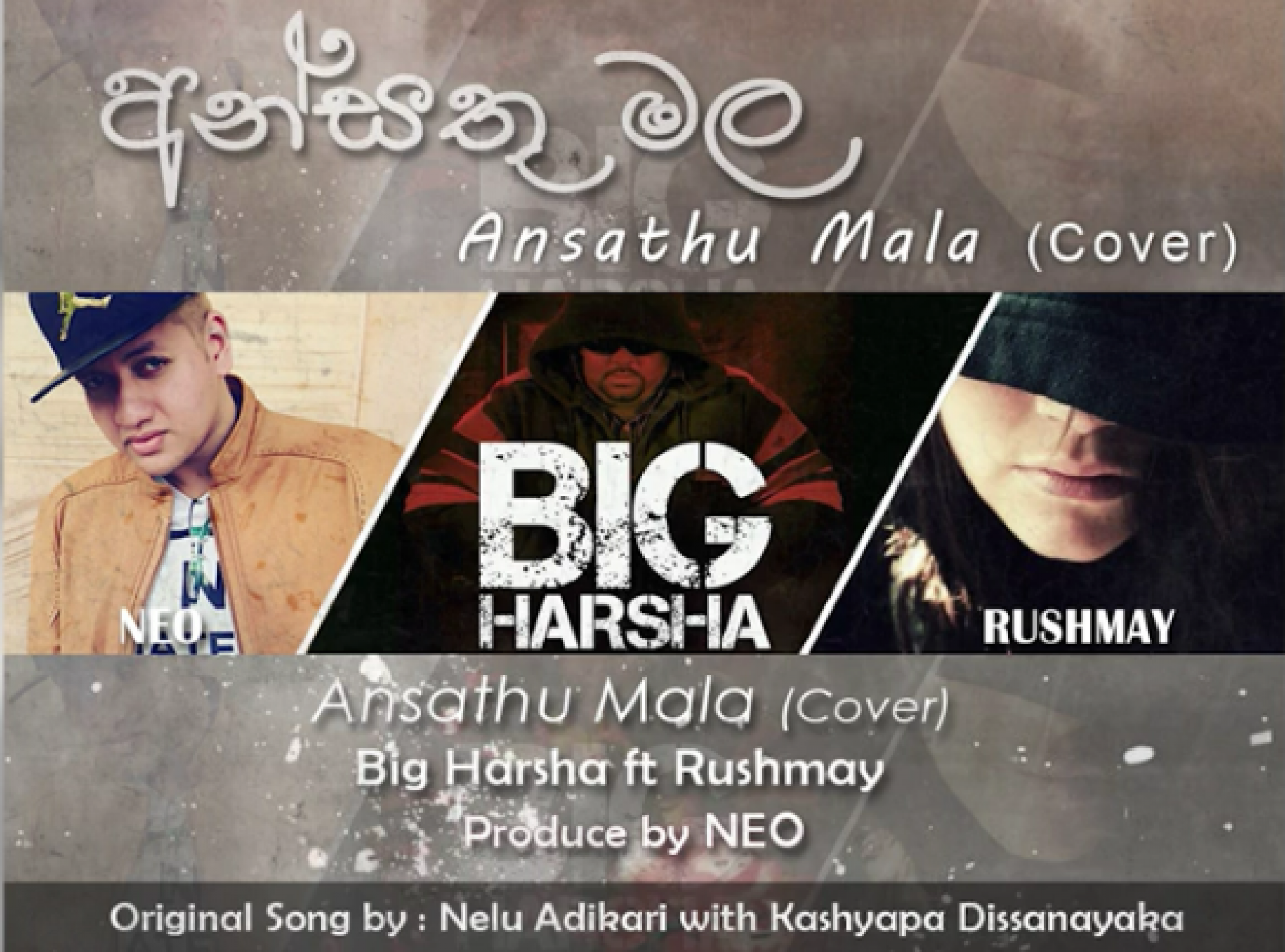 Big Harsha Ft Rushmay – Ansathu Mala (Cover)