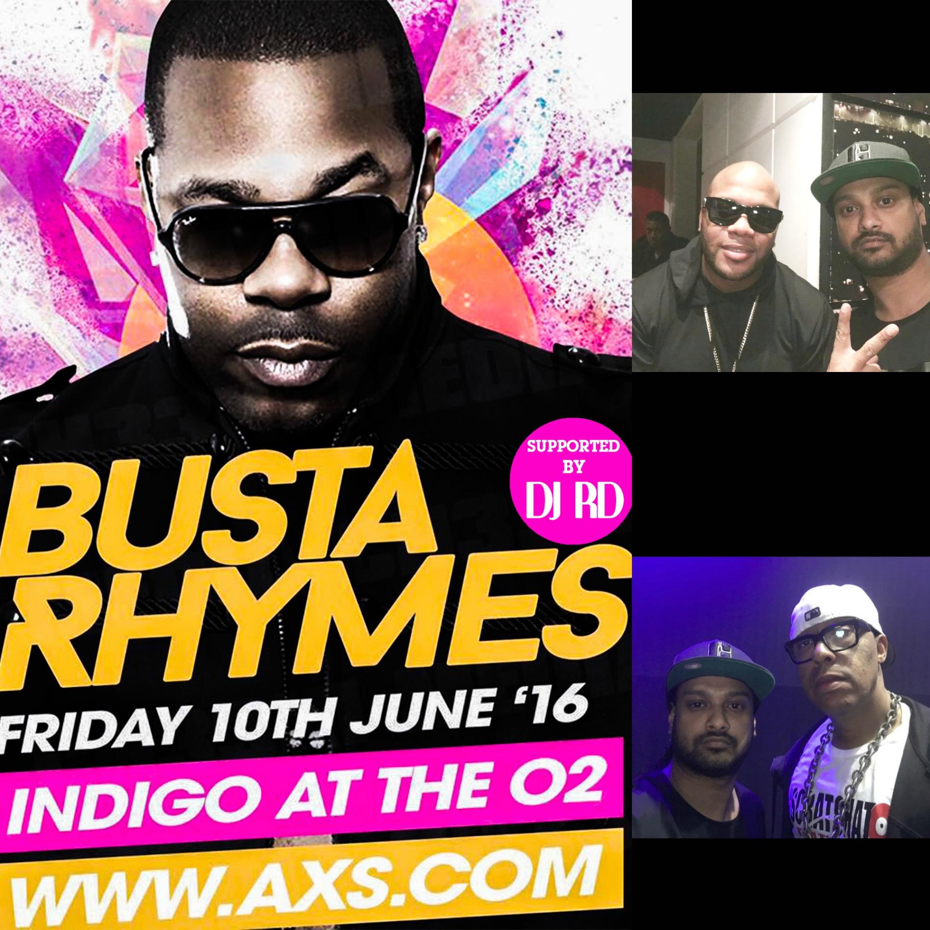 DJ RD Supports Busta Rhymes On Tour