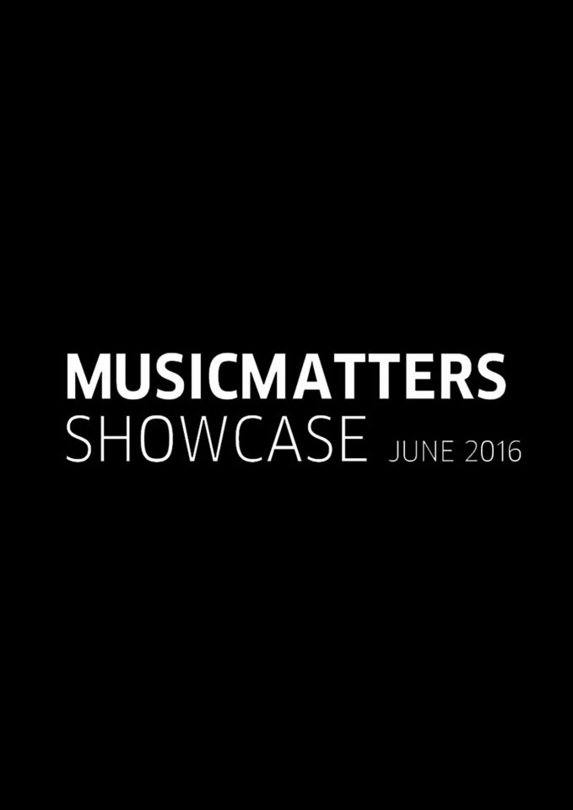 Musicmatters Showcase June 2016