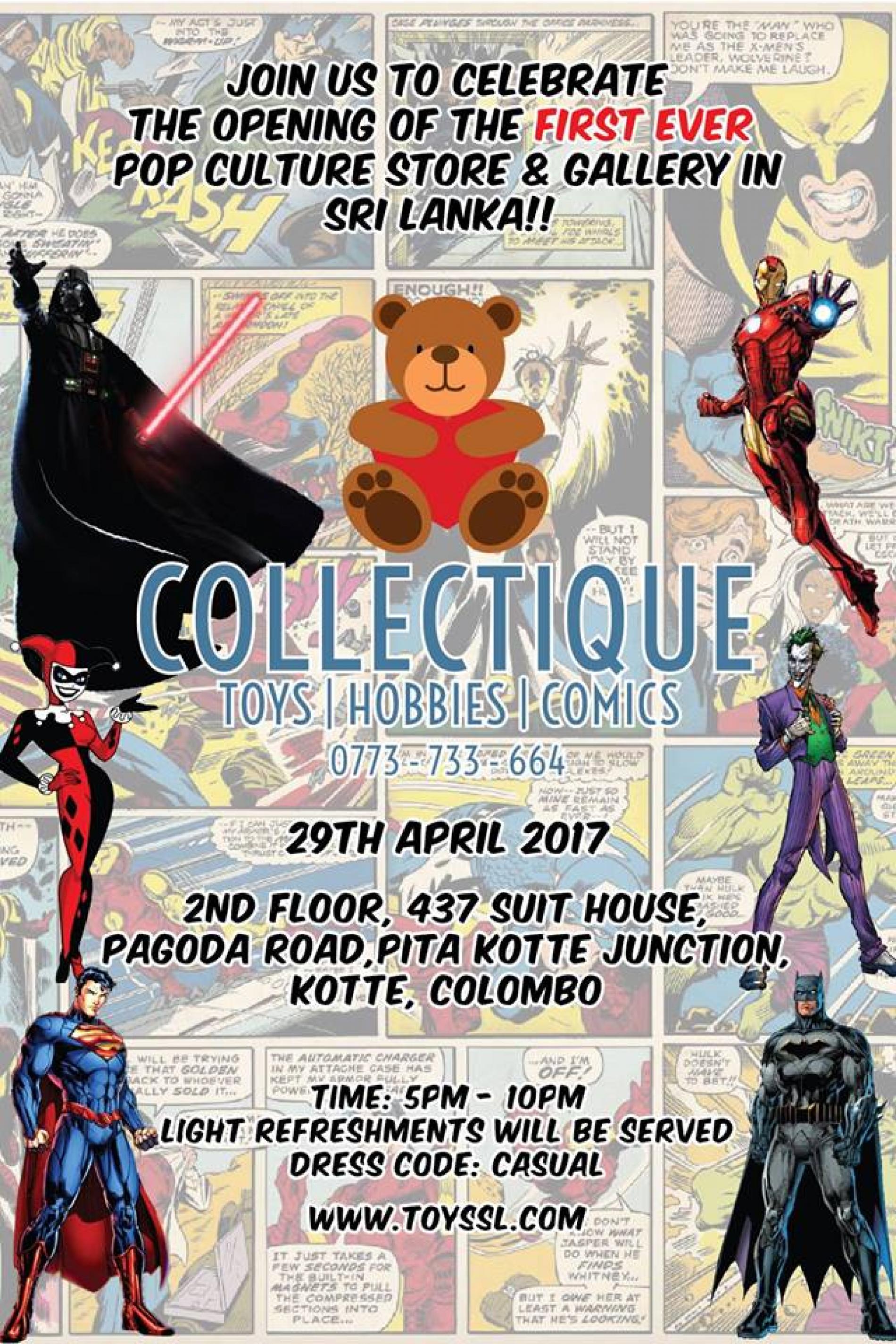 The Launch Of The First Pop Culture Store & Gallery in Sri Lanka