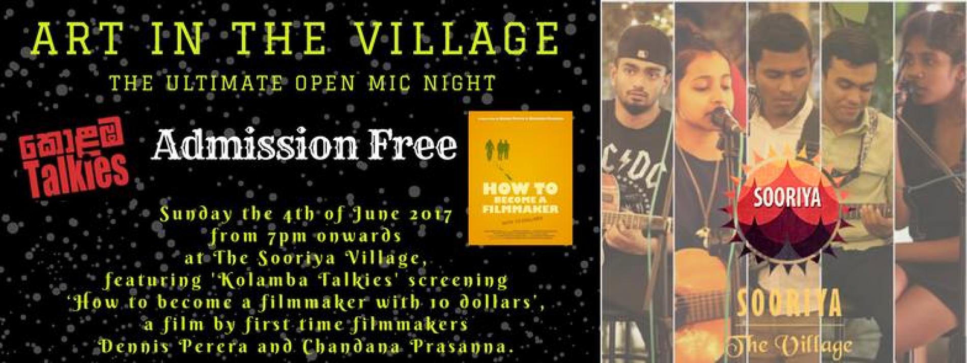 Art In The Village – The Ultimate Open Mic