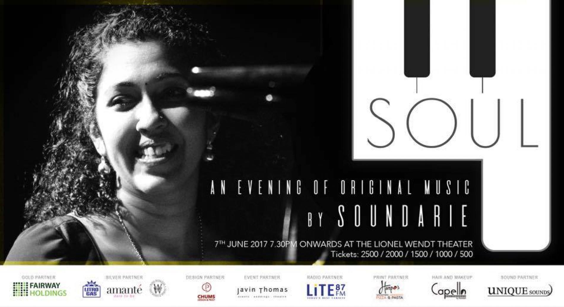 Soul – An Evening Of Original Music By Soundarie