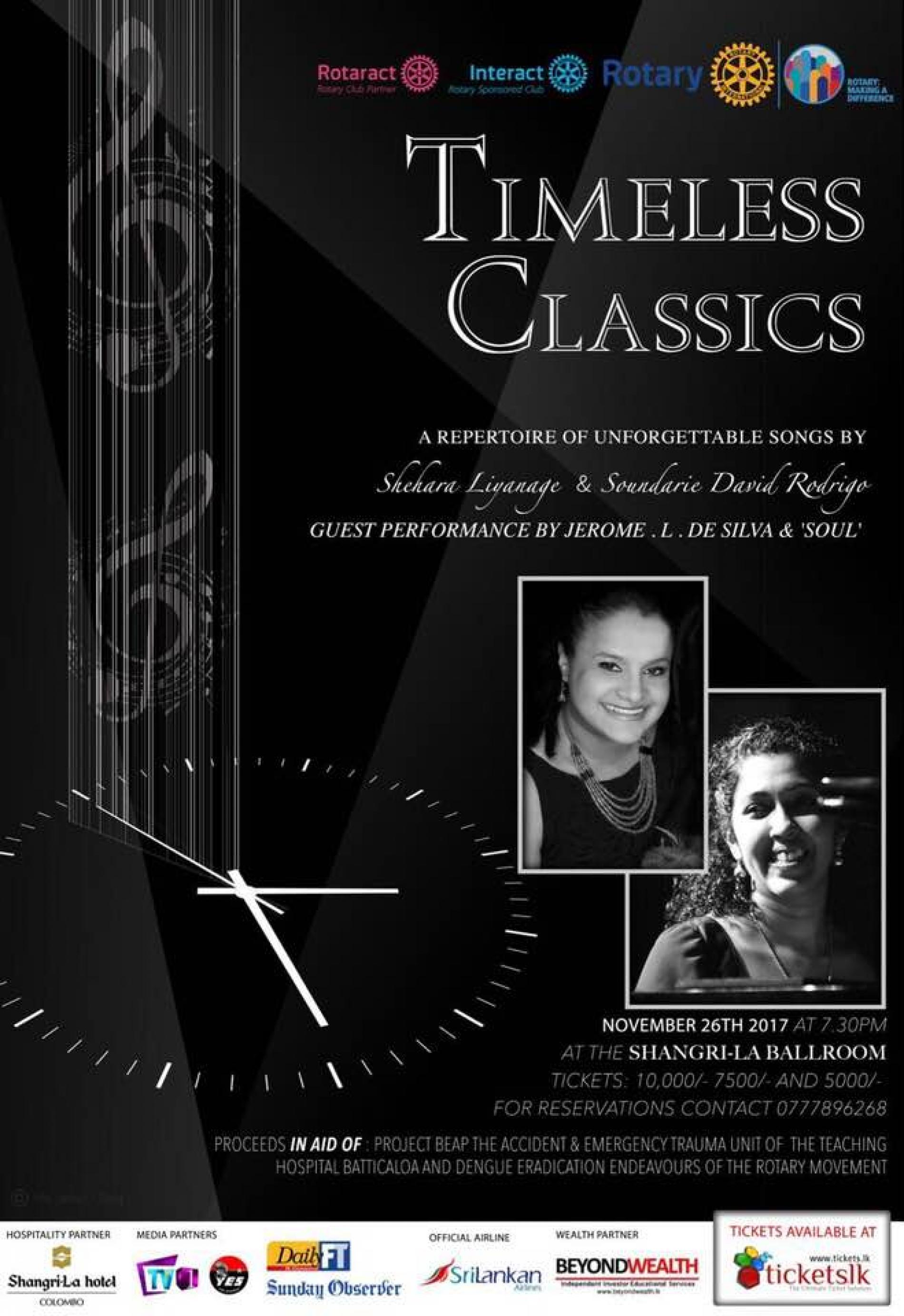 Timeless Classics By Shehara Liyanage & Soundarie David