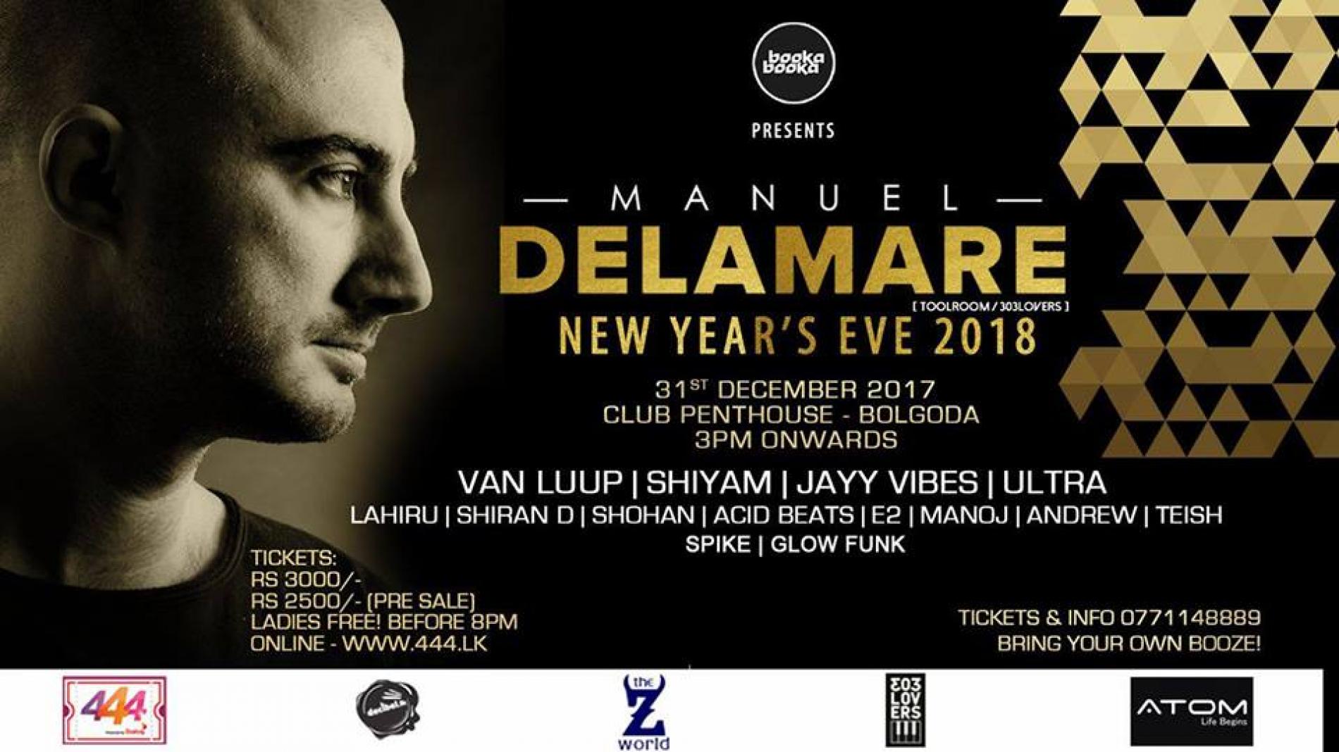 Booka Booka NYE 2018 with Manuel De Lamare