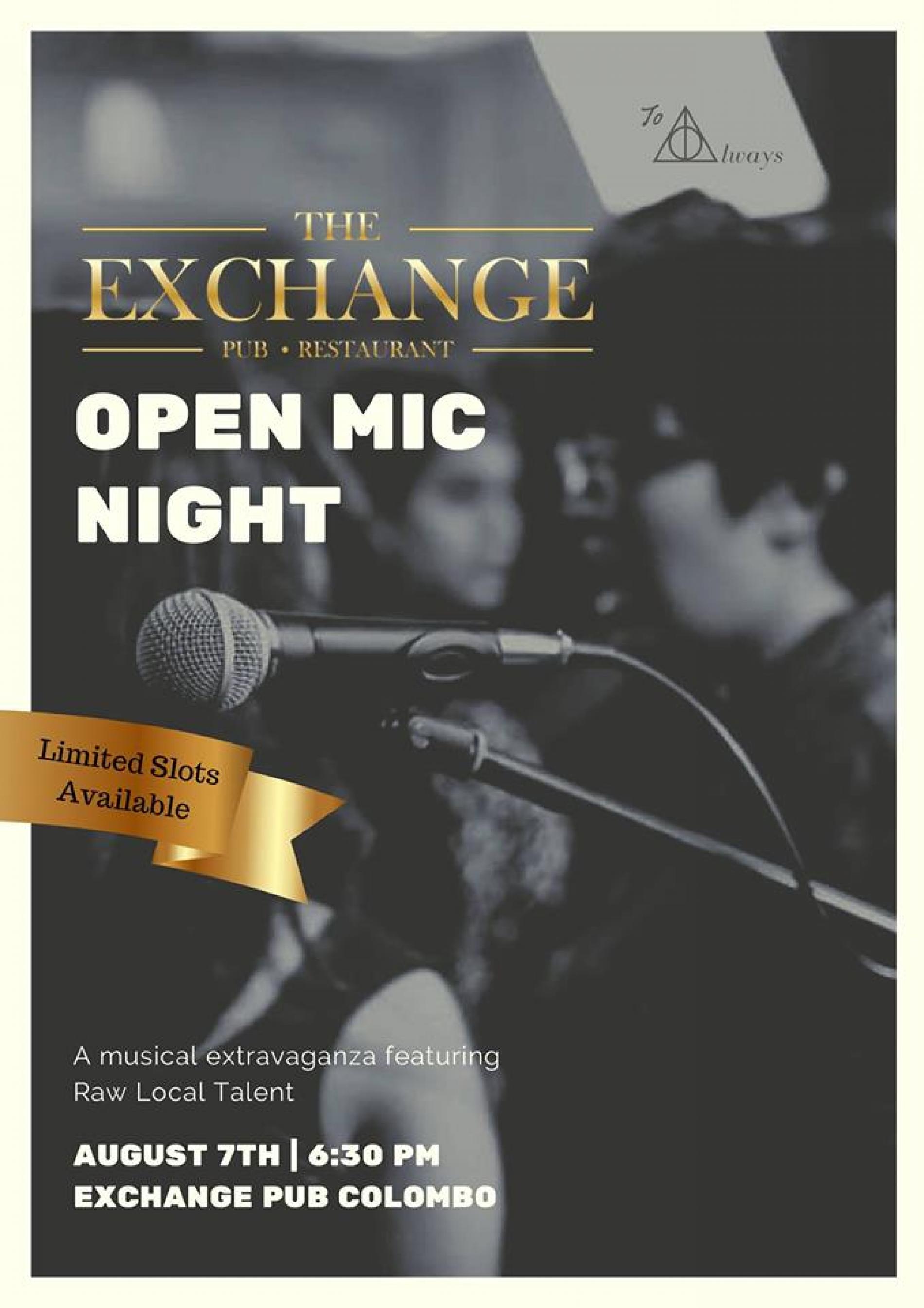 Open Mic At The Exchange Pub