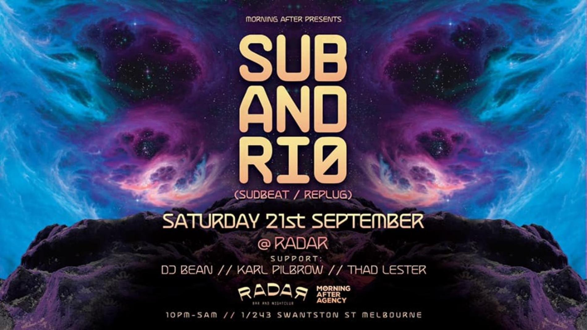 Subandrio To Hit Sydney & Melbourne This Weekend!
