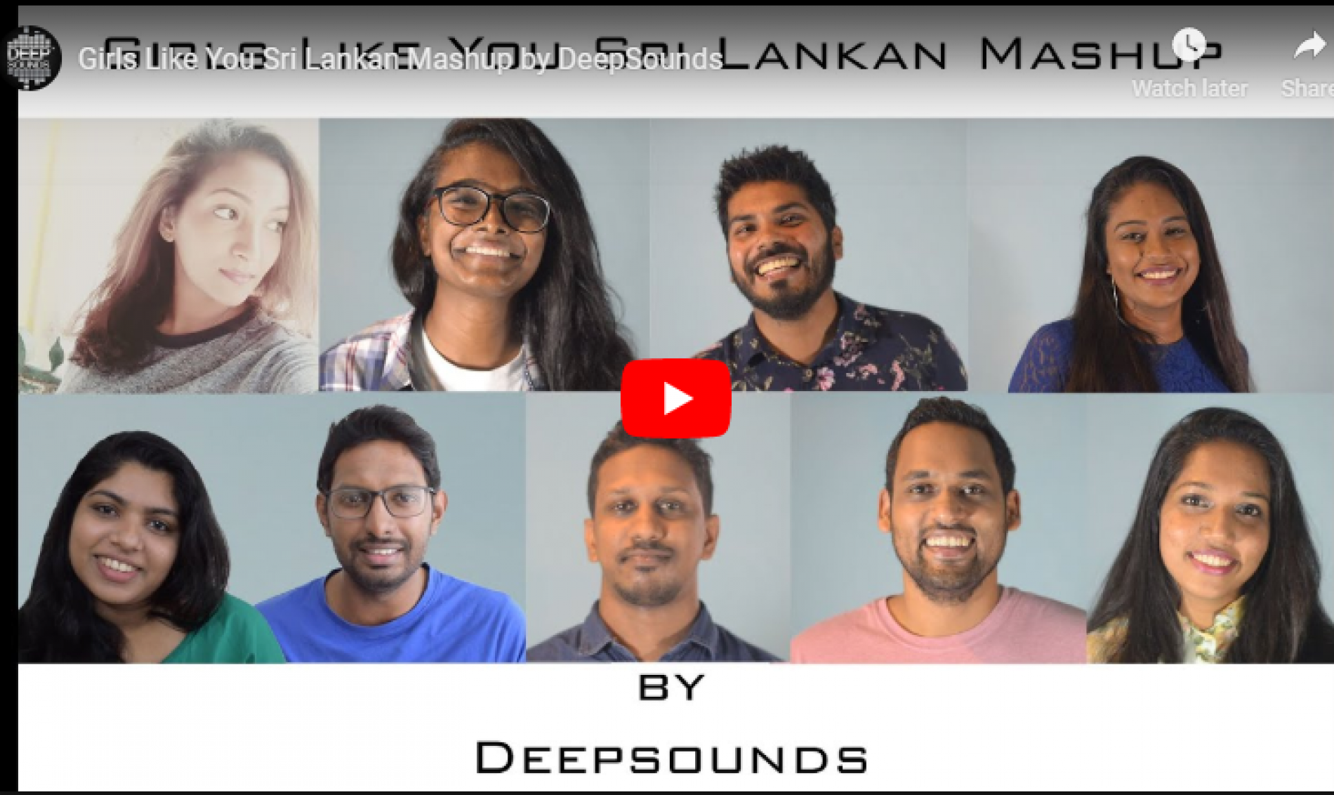 Girls Like You Sri Lankan Mashup by DeepSounds