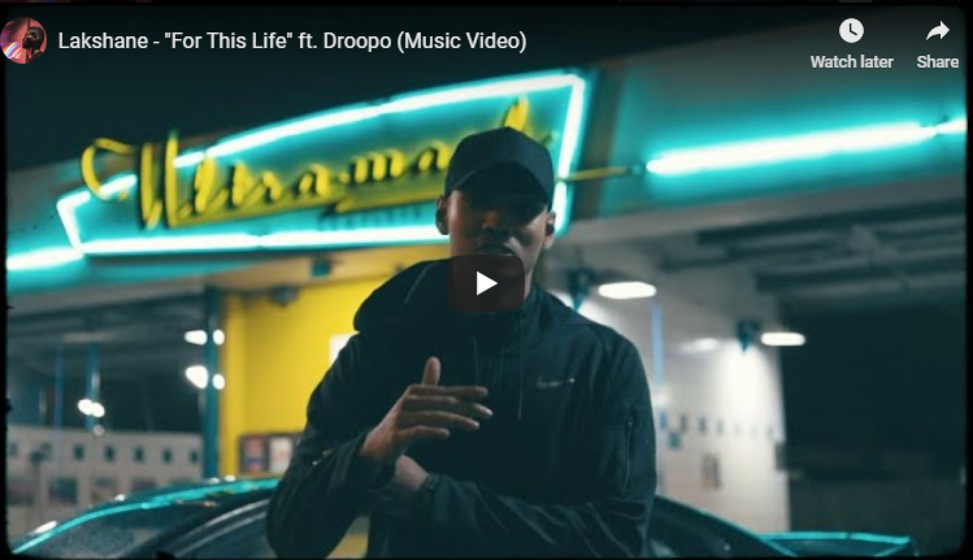 Lakshane – “For This Life” ft Droopo (Music Video)