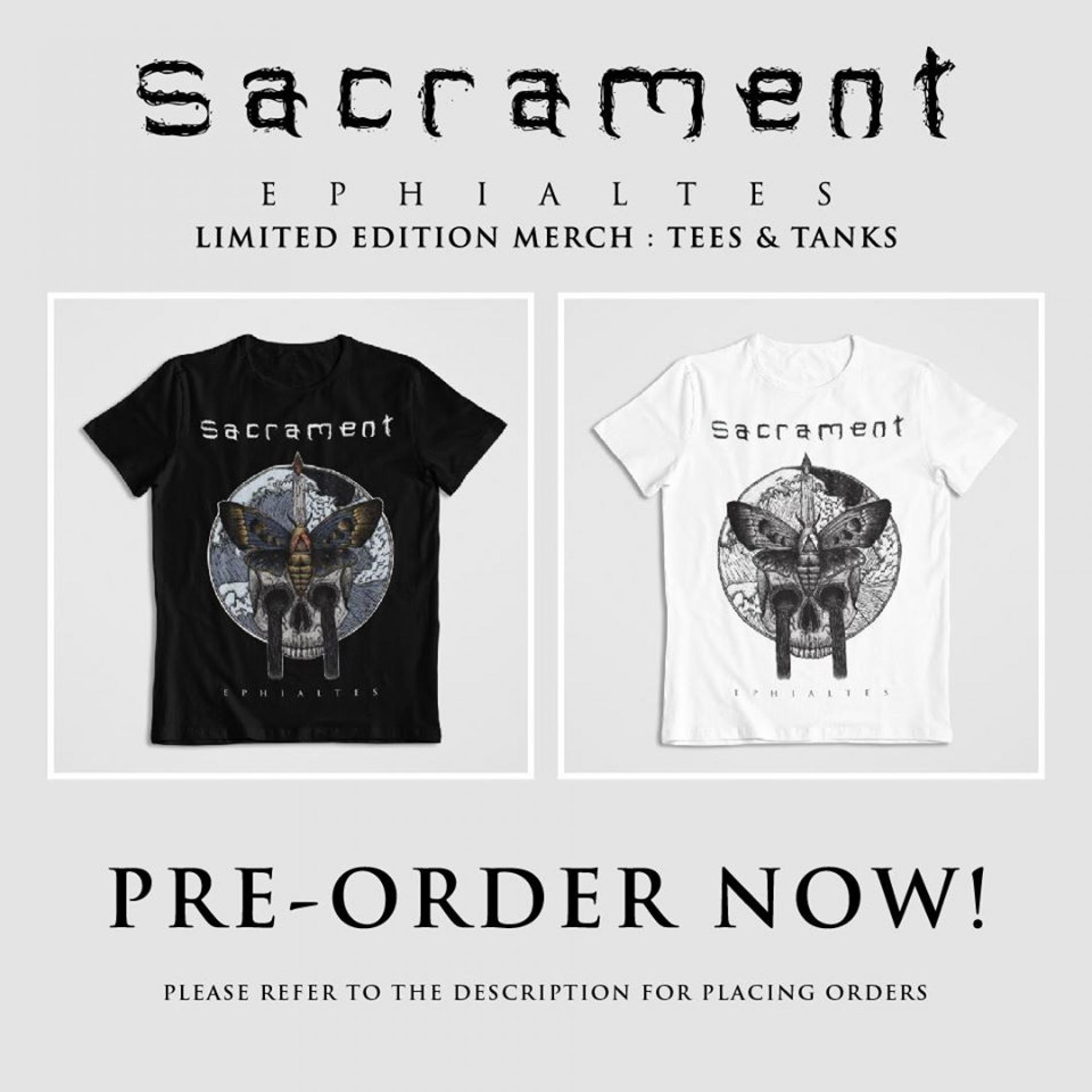 Sacrament Releases Merch!