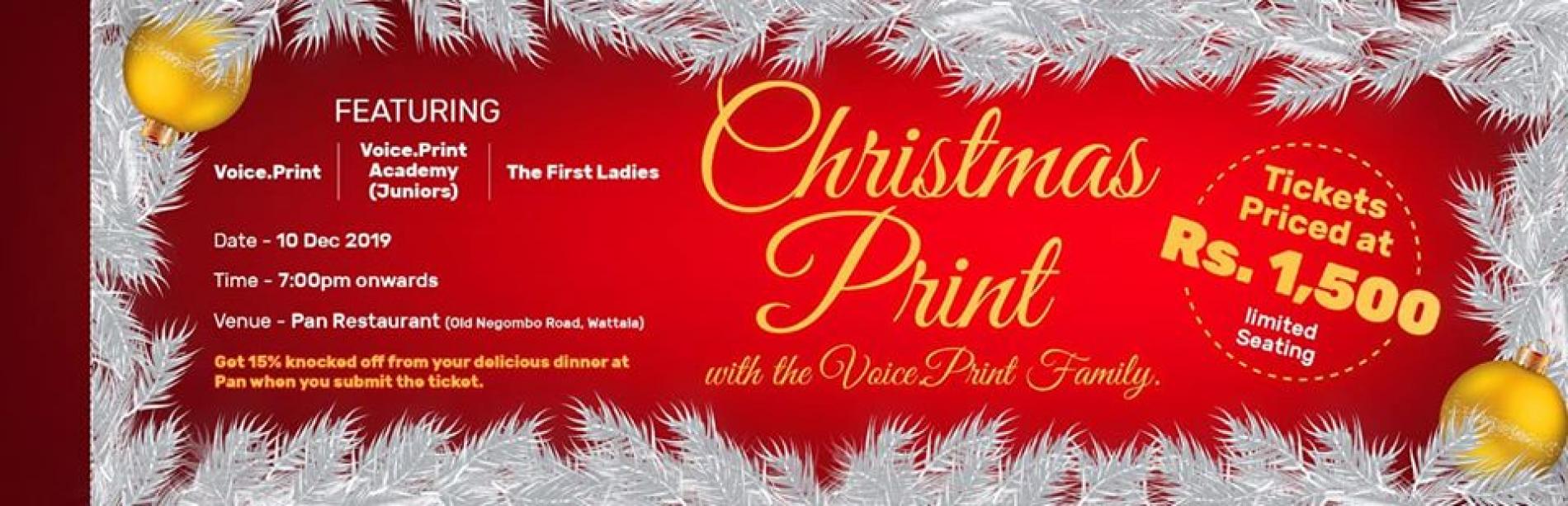 CHRISTMAS PRINT – With the Voice.Print family