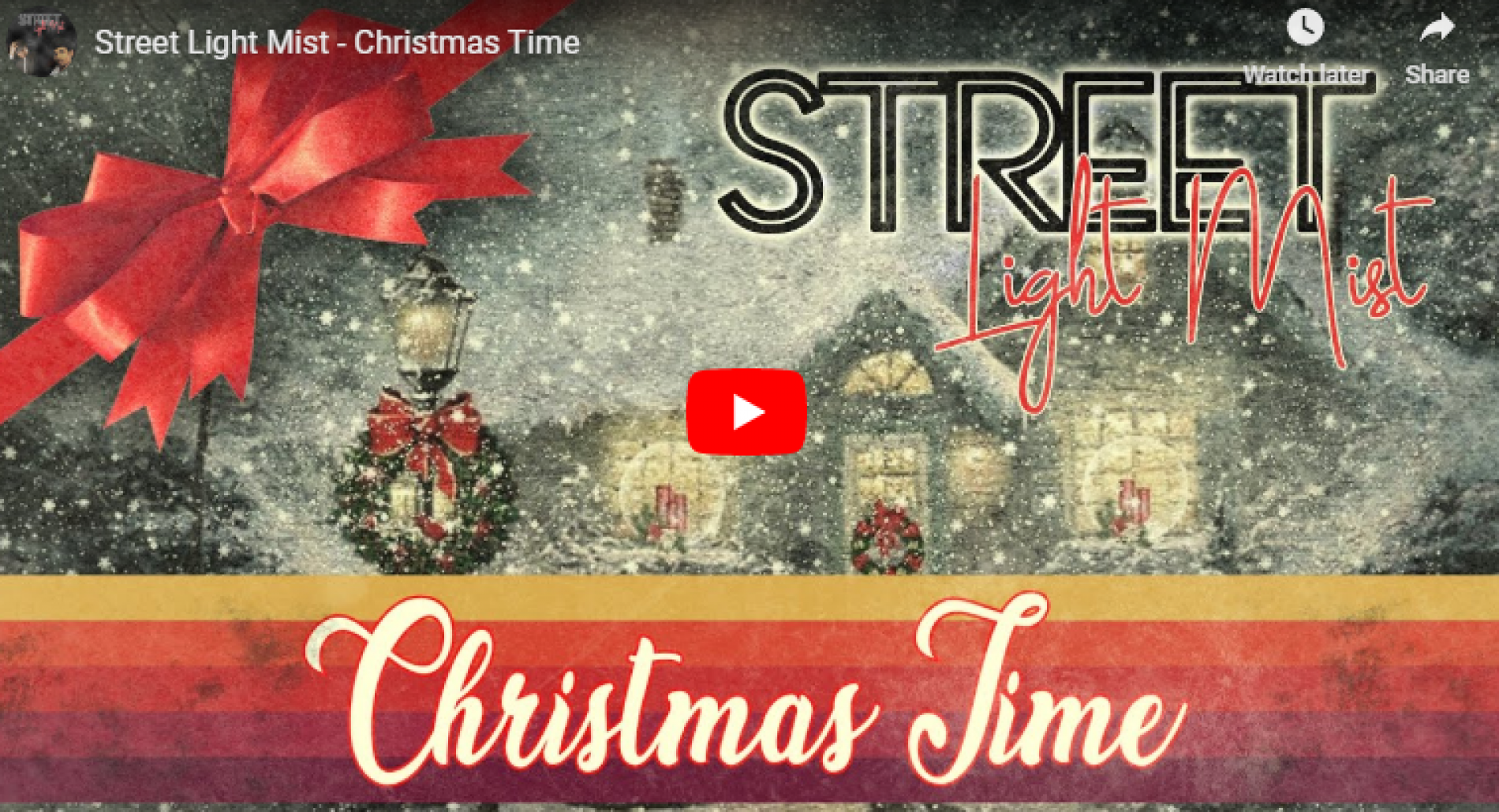 Street Light Mist – Christmas Time