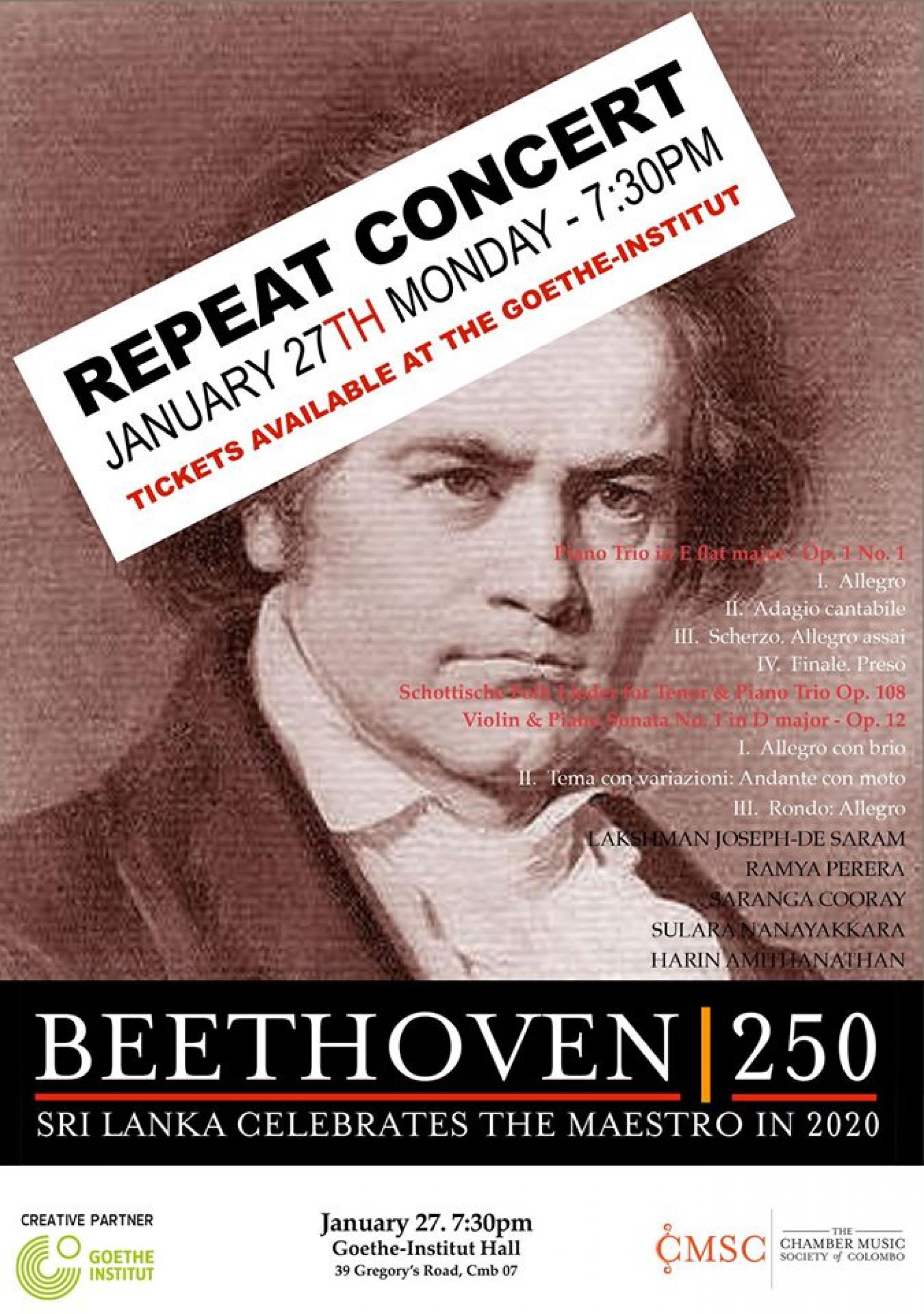 Beethoven At The Goethe-Institut With The CMSC