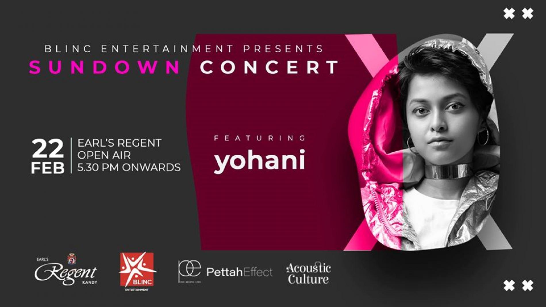 Sundown Concert with Pettah Effect featuring Yohani live!