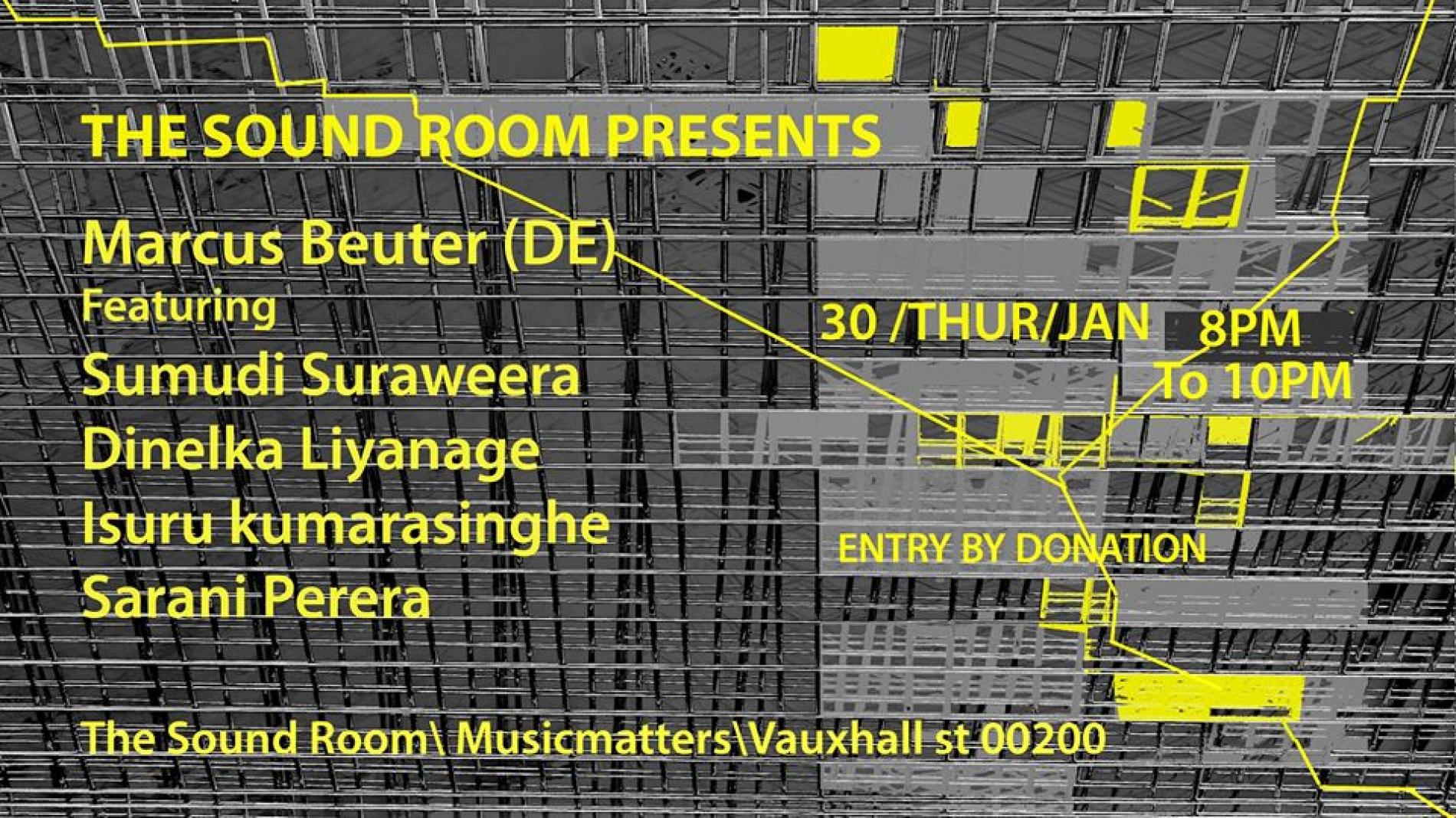 The Sound Room Presents Marcus Beuter