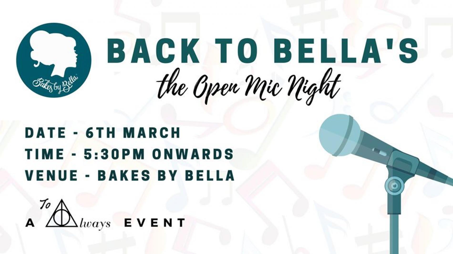 Back to Bella’s – Open Mic Night