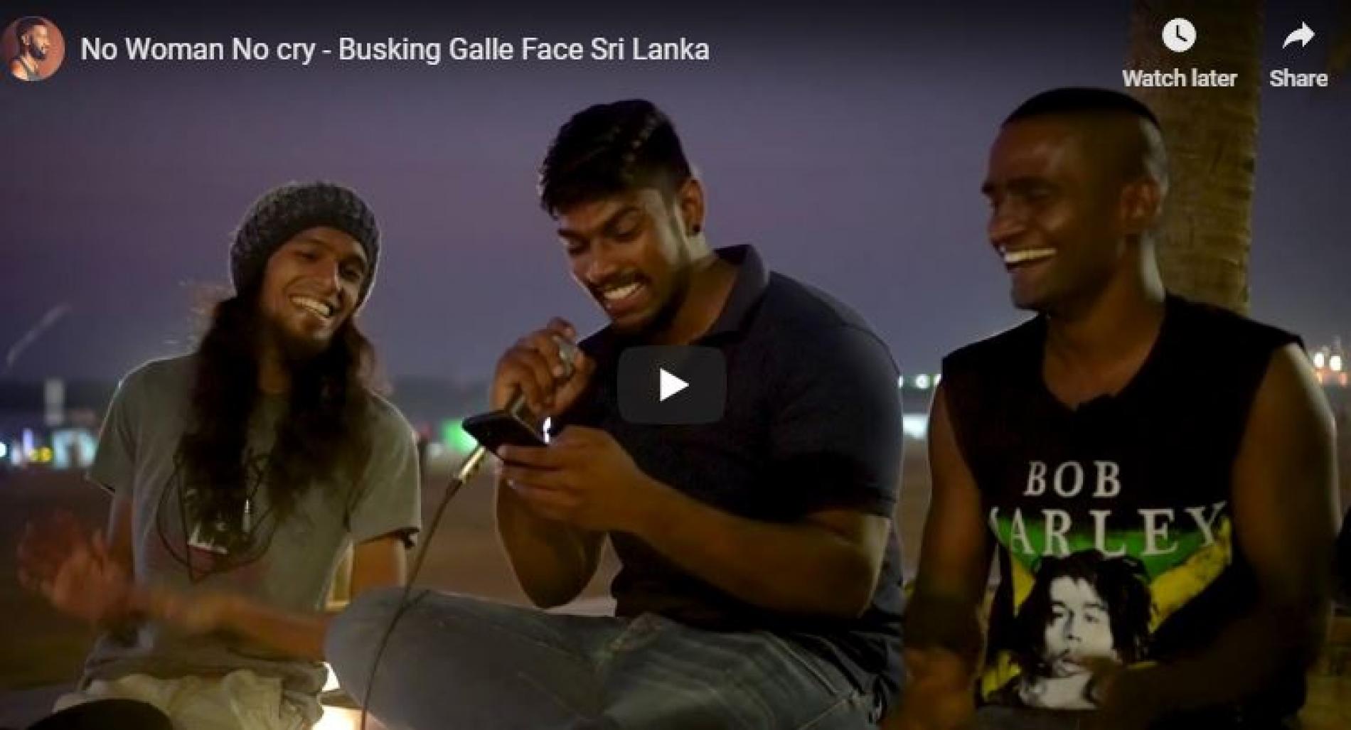No Woman No Cry – Busking Galle Face Sri Lanka
