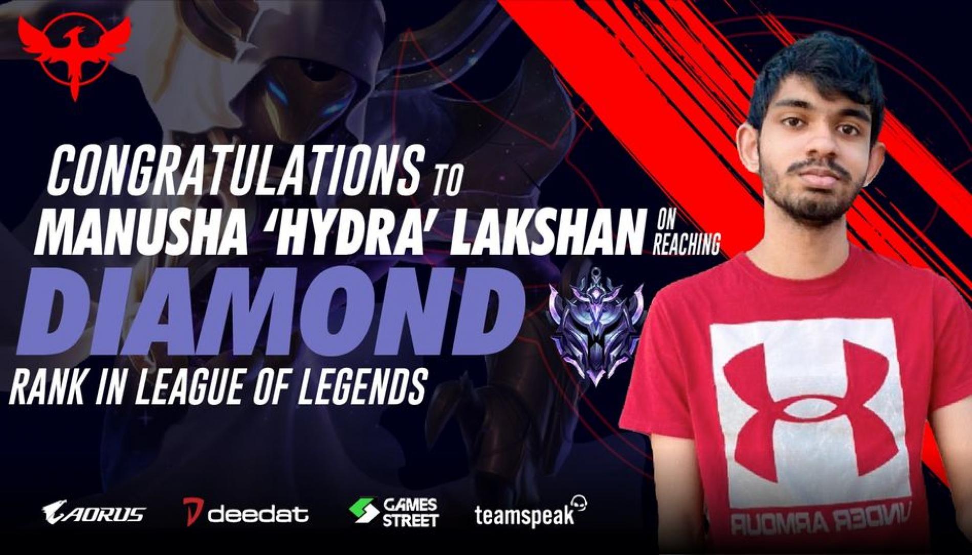 Phoenix GaminG’s Hydra Hits Diamond For The Third Consecutive Season!