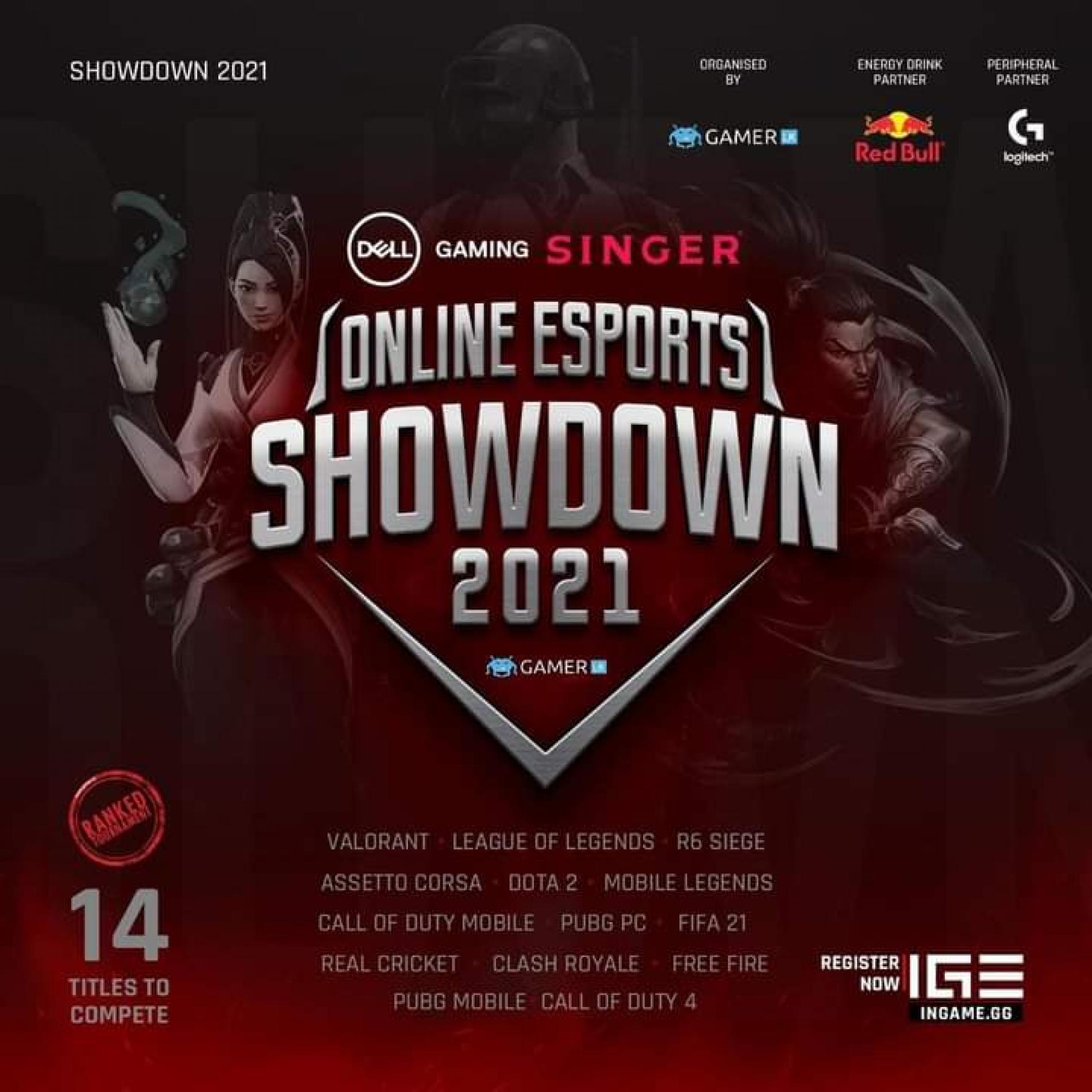 3000+ Participants for the “Online eSports Showdown 2021”