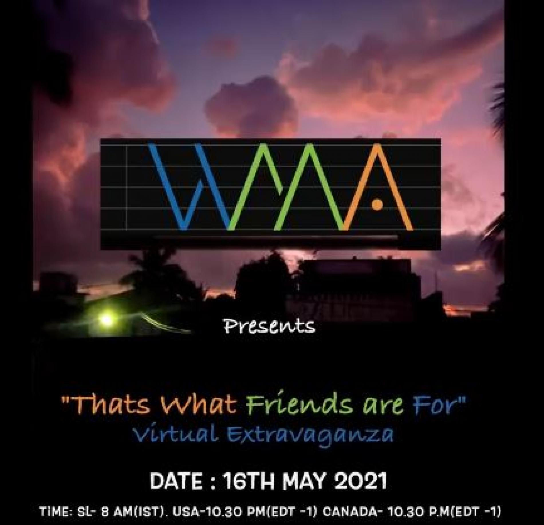 News : WMA Has A Fundraising Online Concert